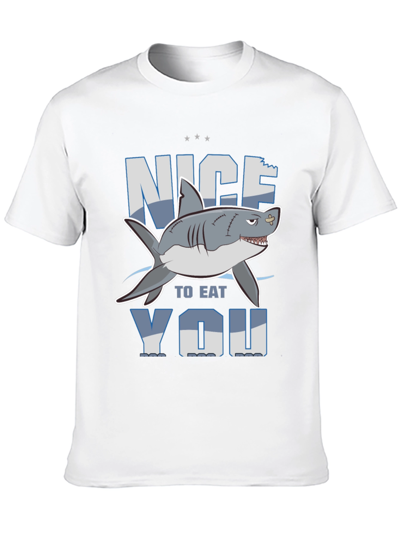 Nice to Eat You Shark Graphic T-Shirt