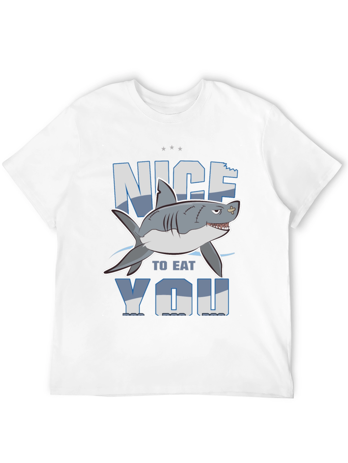 Nice to Eat You Shark Graphic T-Shirt