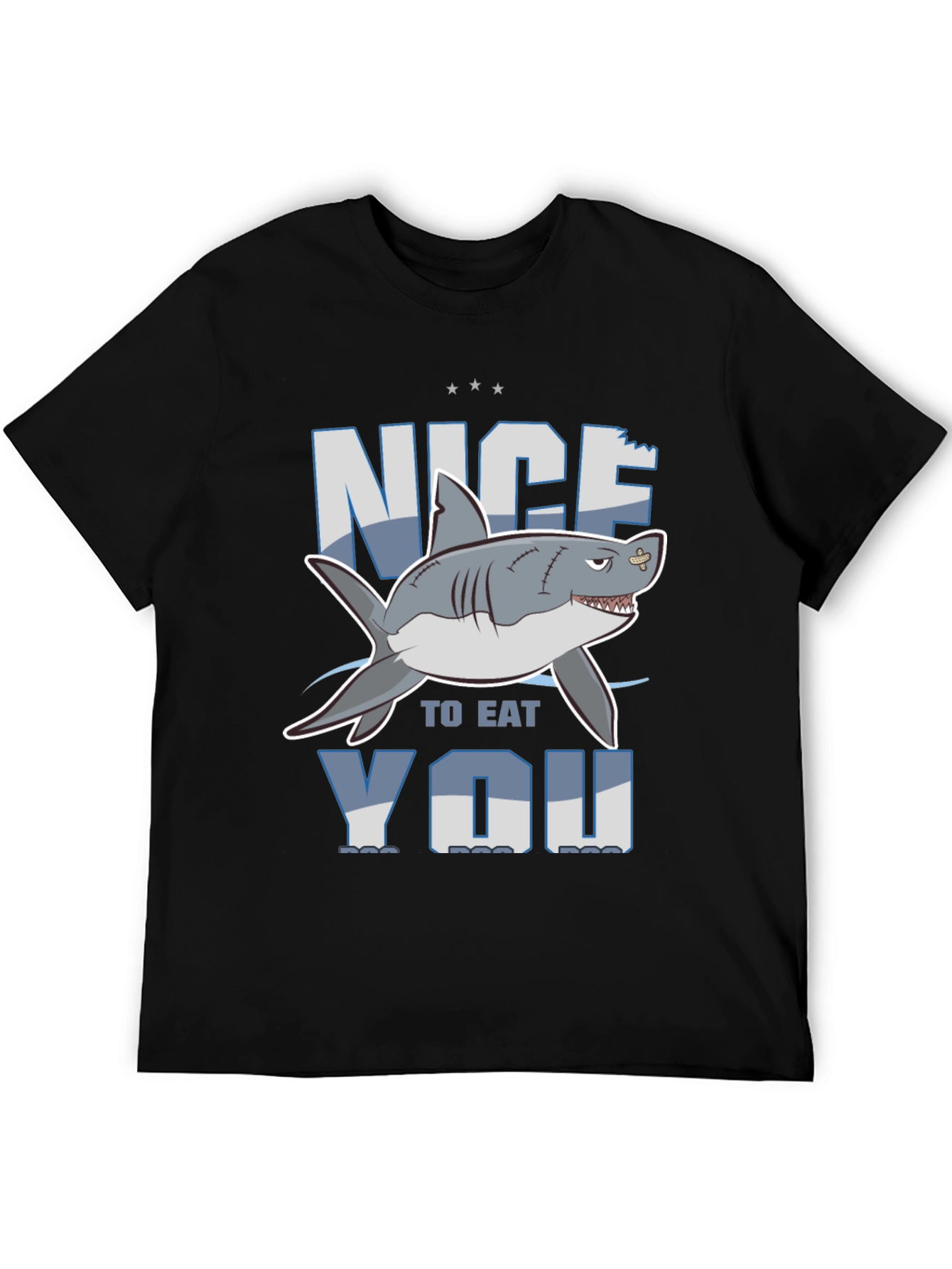 Nice to Eat You Shark Graphic T-Shirt