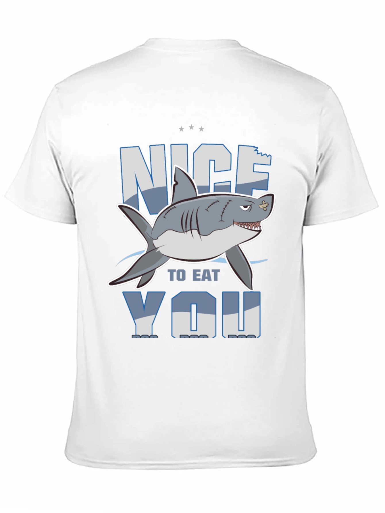 Nice to Eat You Shark Graphic T-Shirt