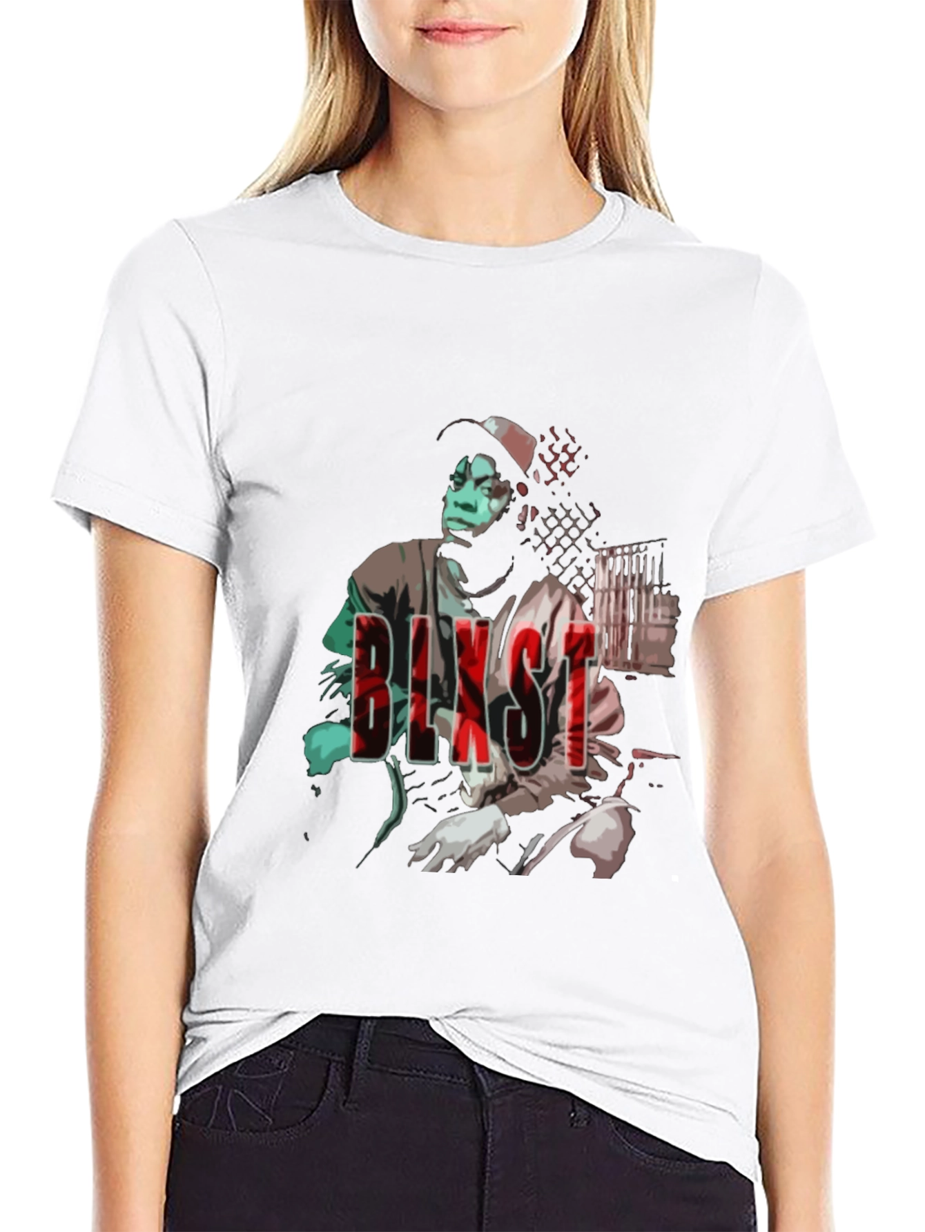 Blxst Graphic Print Black T-Shirt