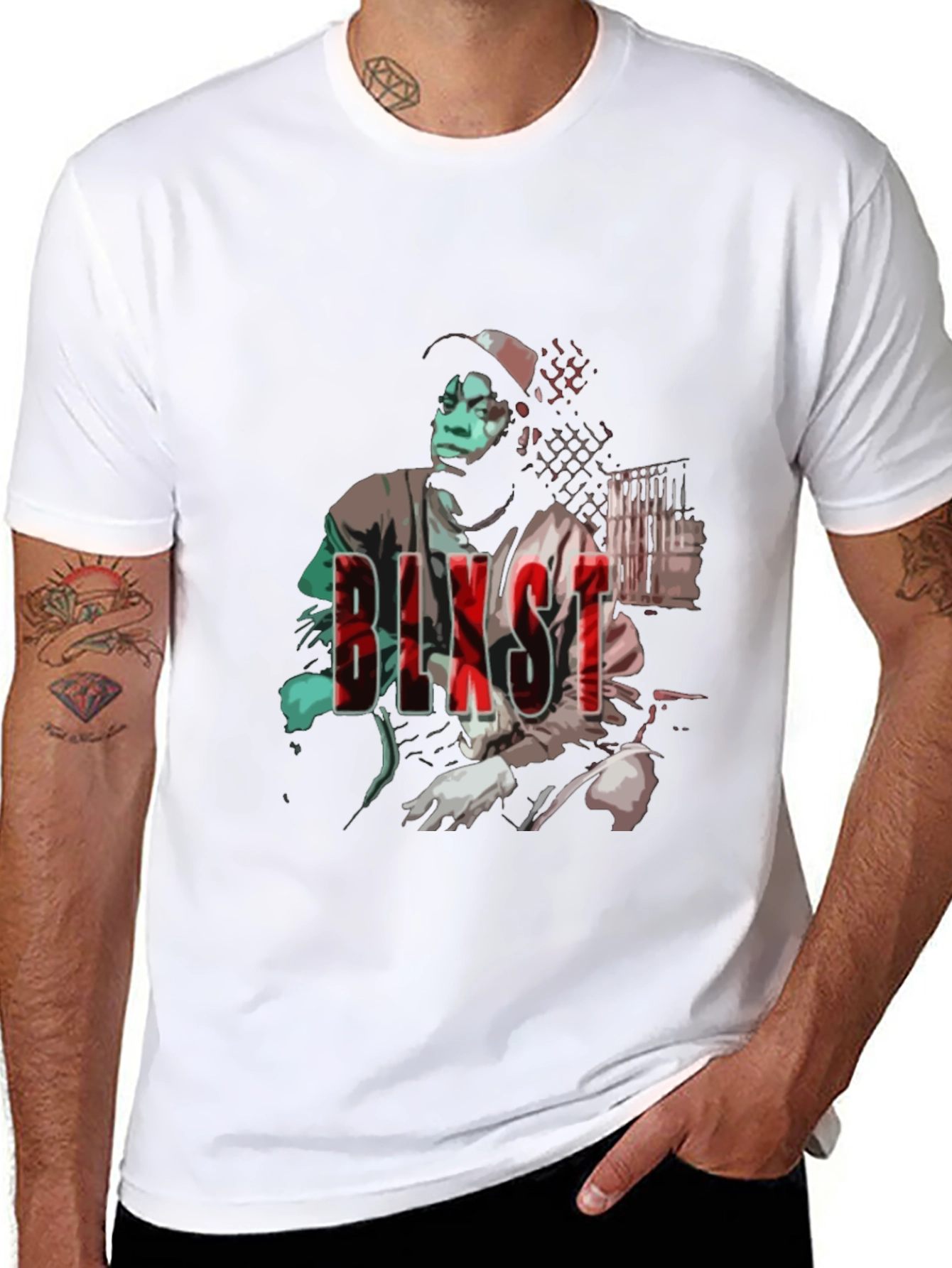 Blxst Graphic Print Black T-Shirt