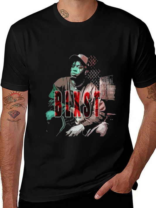 Blxst Graphic Print Black T-Shirt