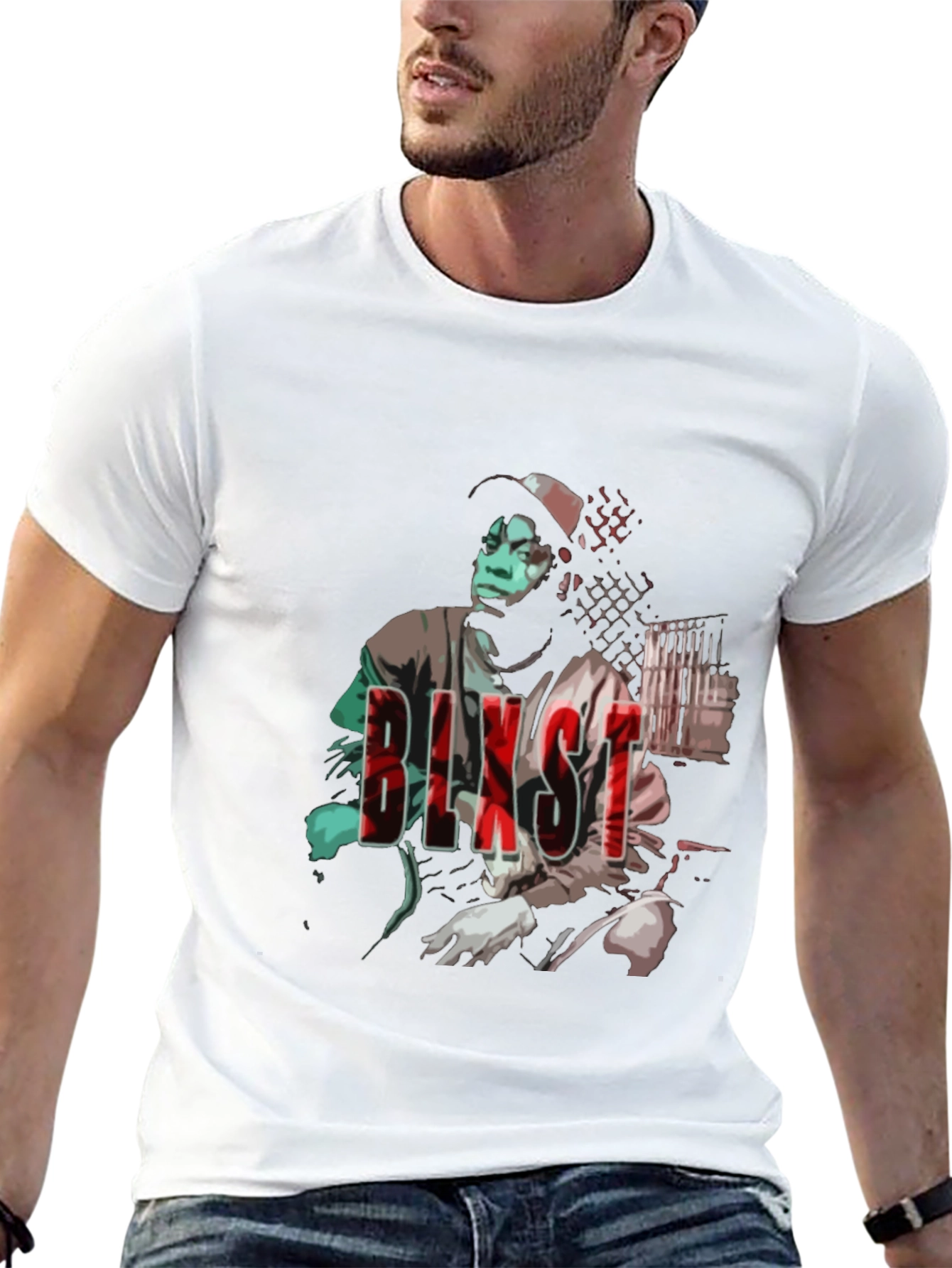 Blxst Graphic Print Black T-Shirt