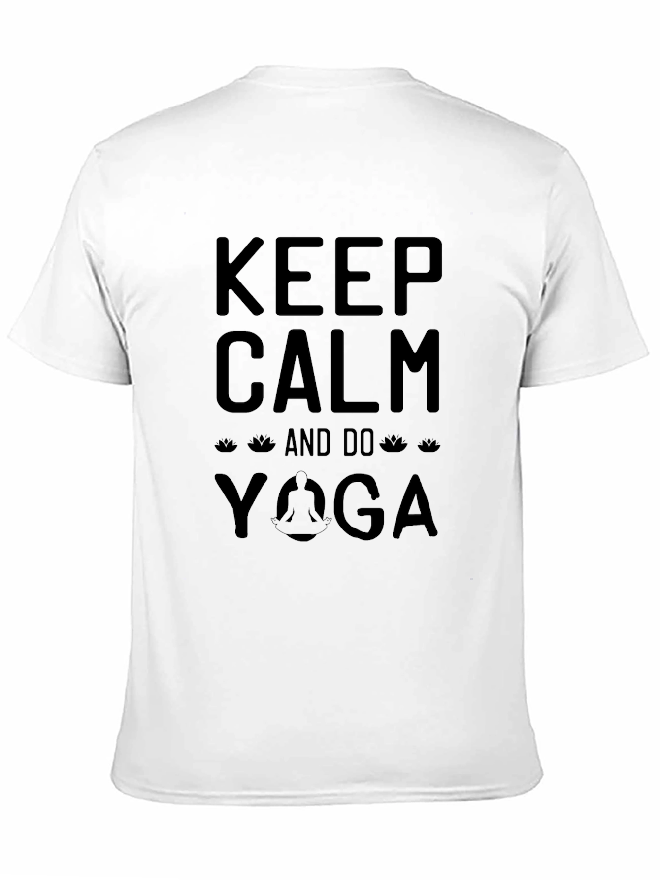 Keep Calm and Do Yoga Black T-Shirt