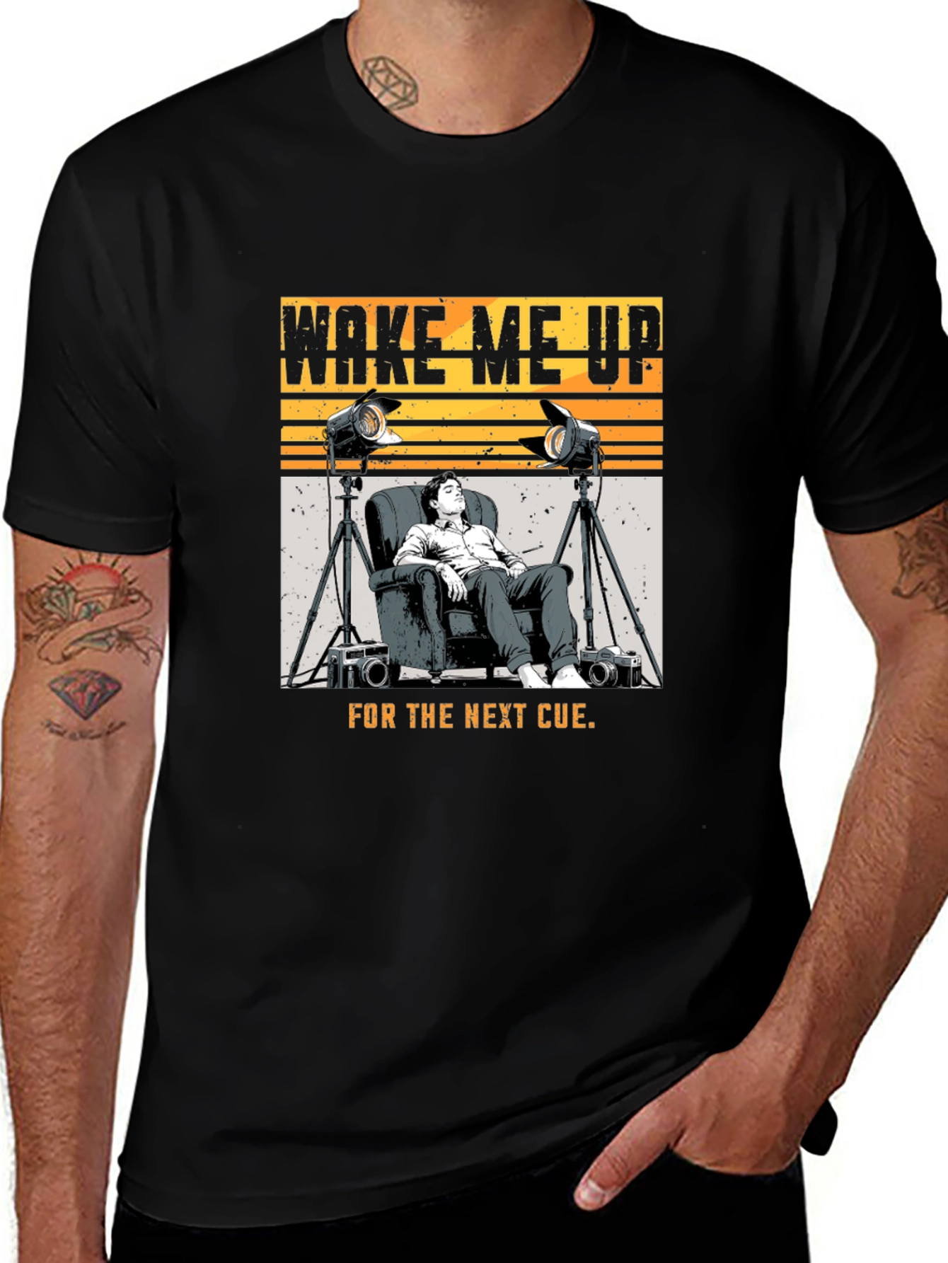 Wake Me Up T-Shirt - Next Cue Design