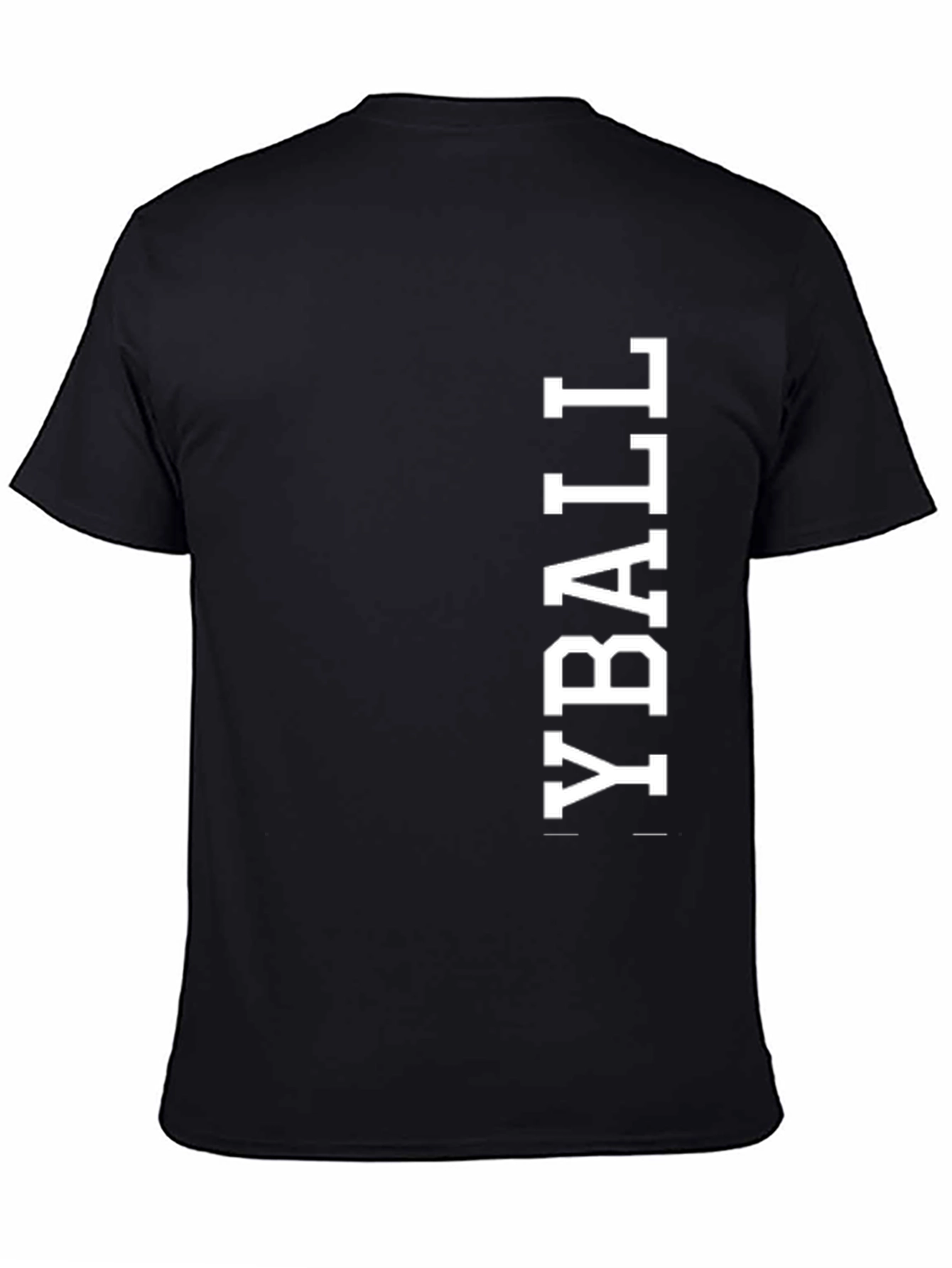YBALL Black Graphic Tee