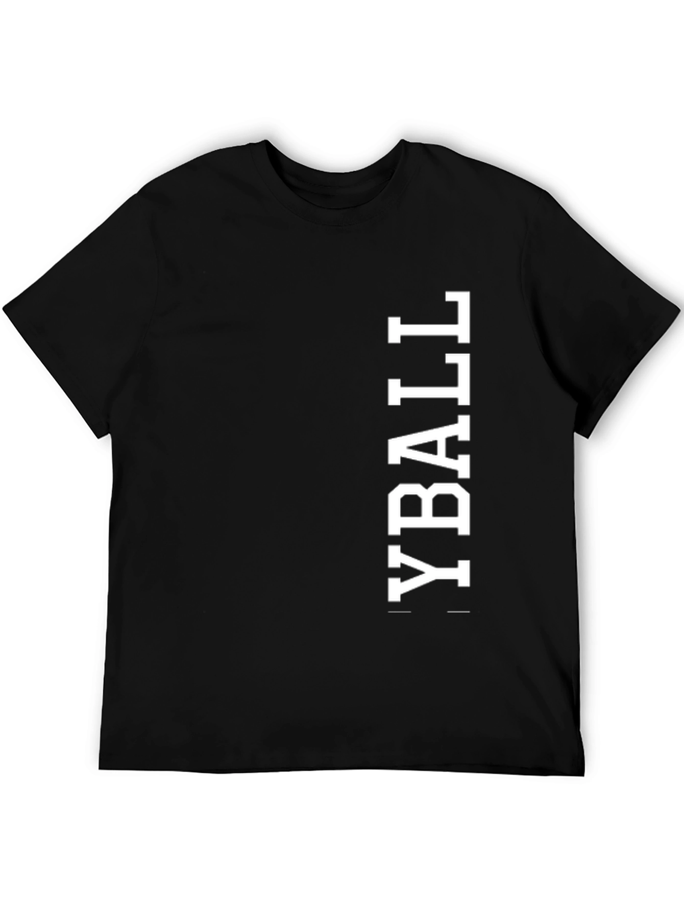YBALL Black Graphic Tee