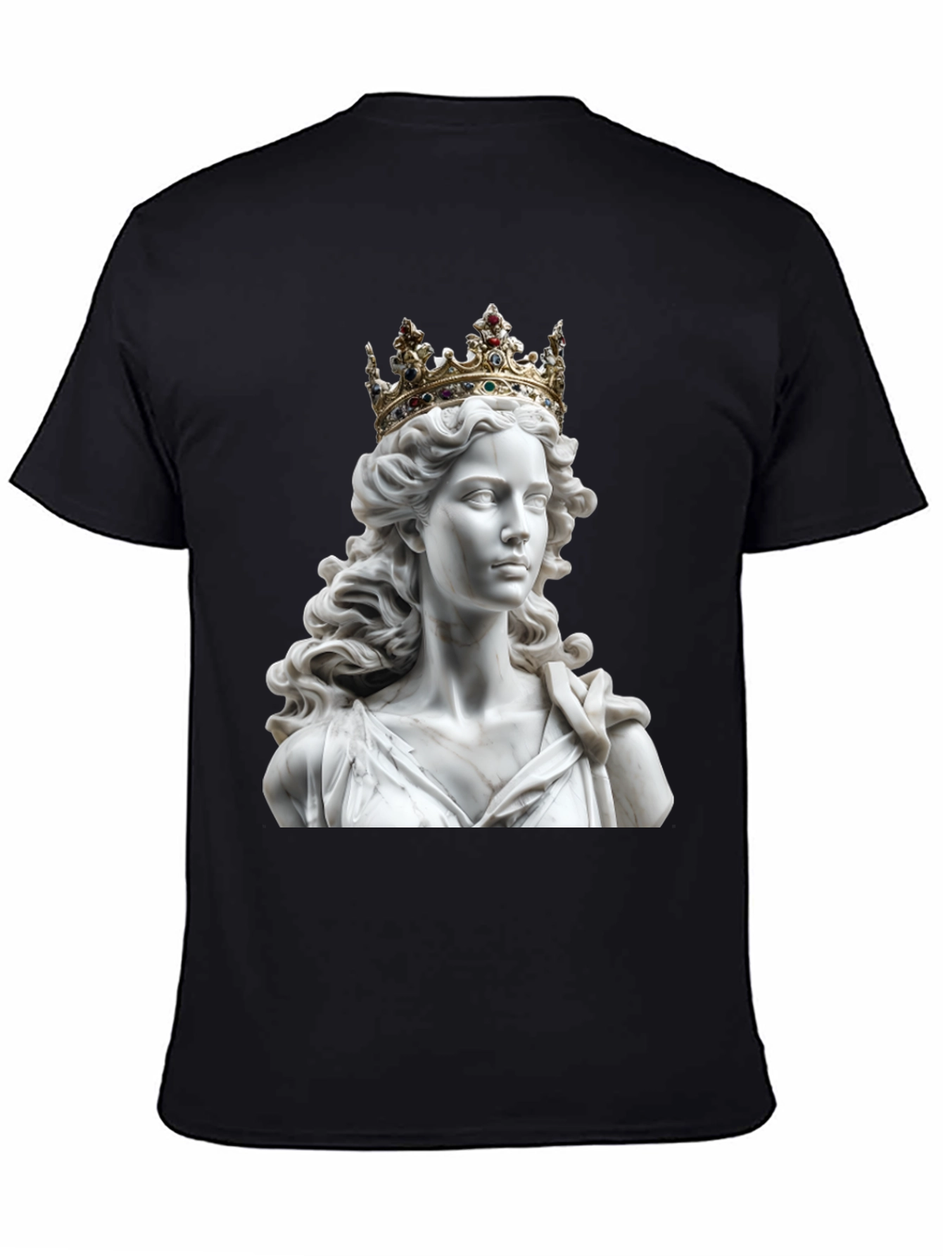 Statue Queen Graphic Tee - Regal Style