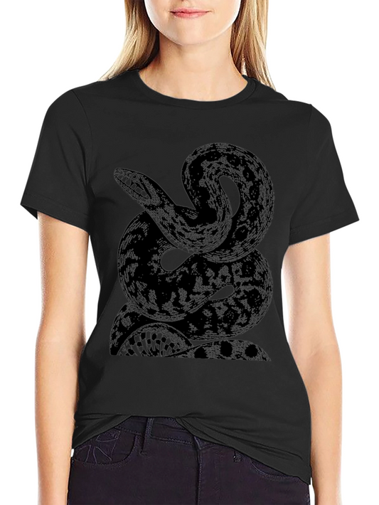 Black Snake Graphic Tee - Stylish Mens T-Shirt