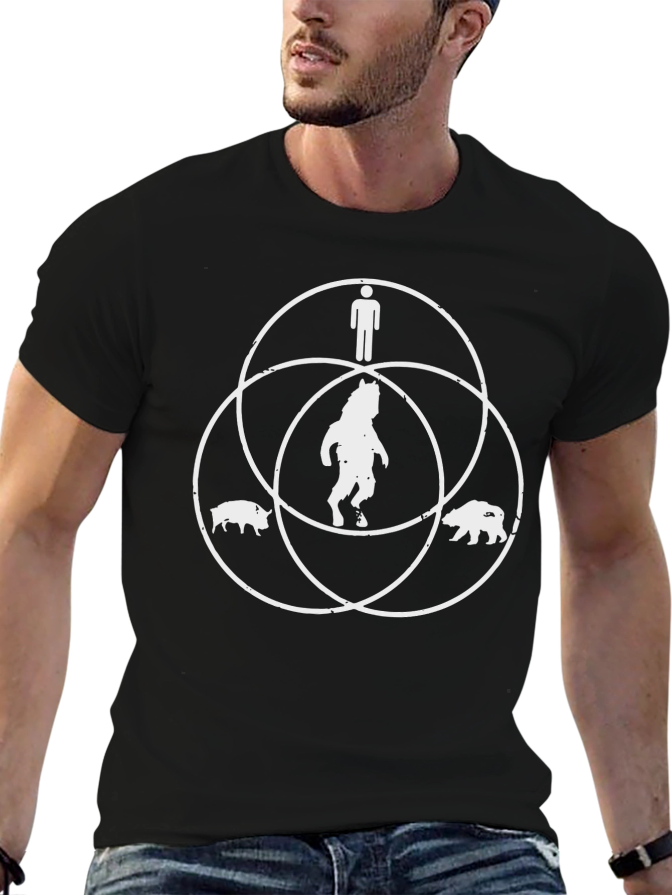 ManBearPig T-Shirt Funny Graphic Tee