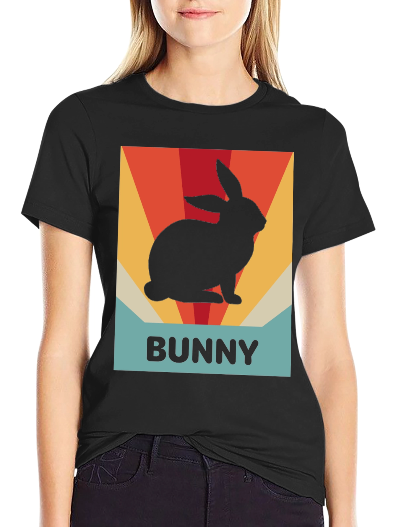 Retro Bunny T-Shirt - Easter Graphic Tee