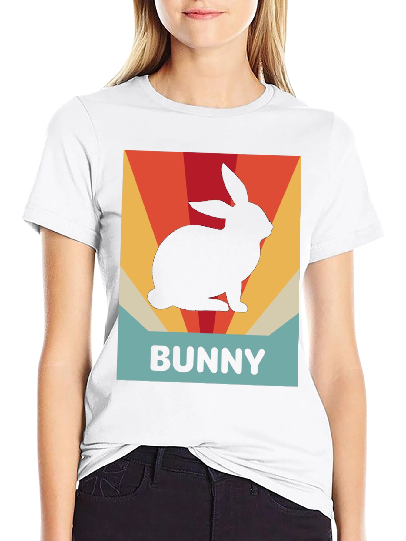 Retro Bunny T-Shirt - Easter Graphic Tee