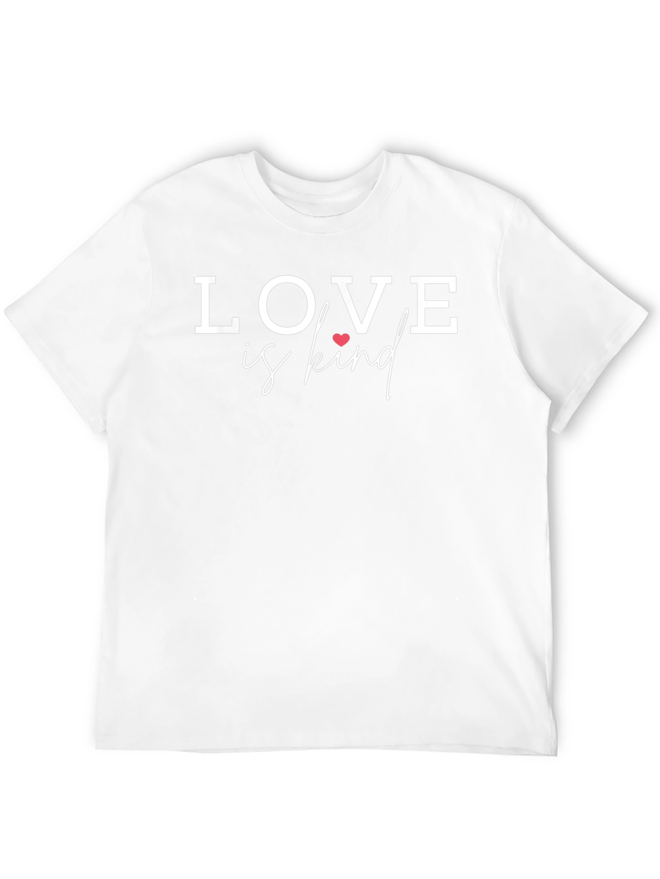 Love is Kind T-Shirt Heart Graphic Tee