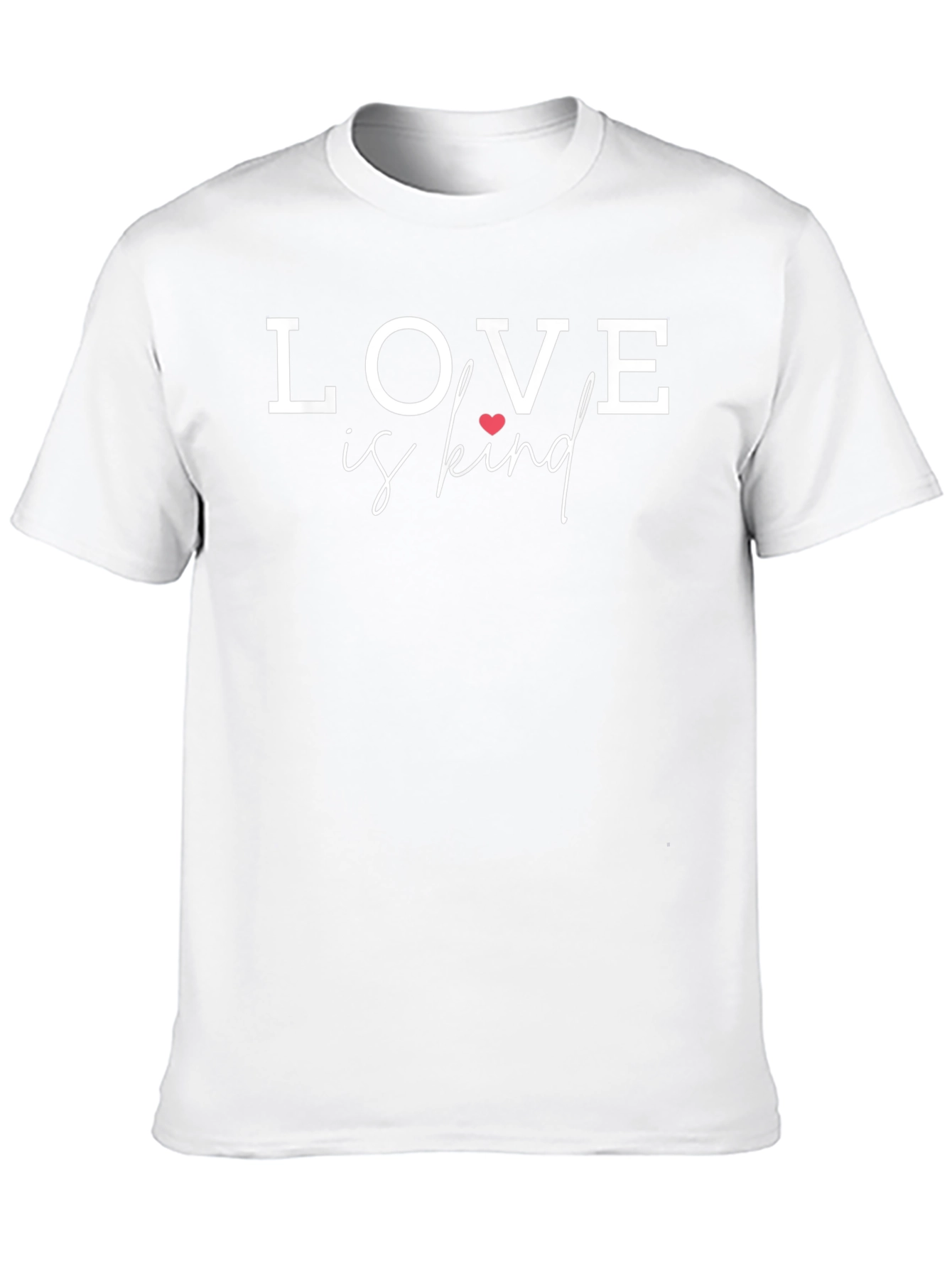 Love is Kind T-Shirt Heart Graphic Tee