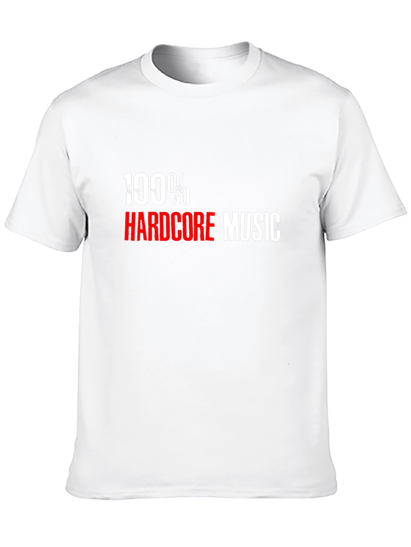 100% Hardcore Music Black T-Shirt