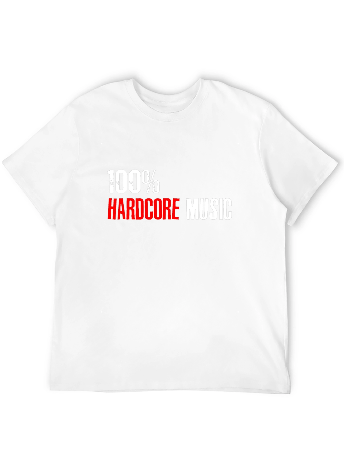 100% Hardcore Music Black T-Shirt