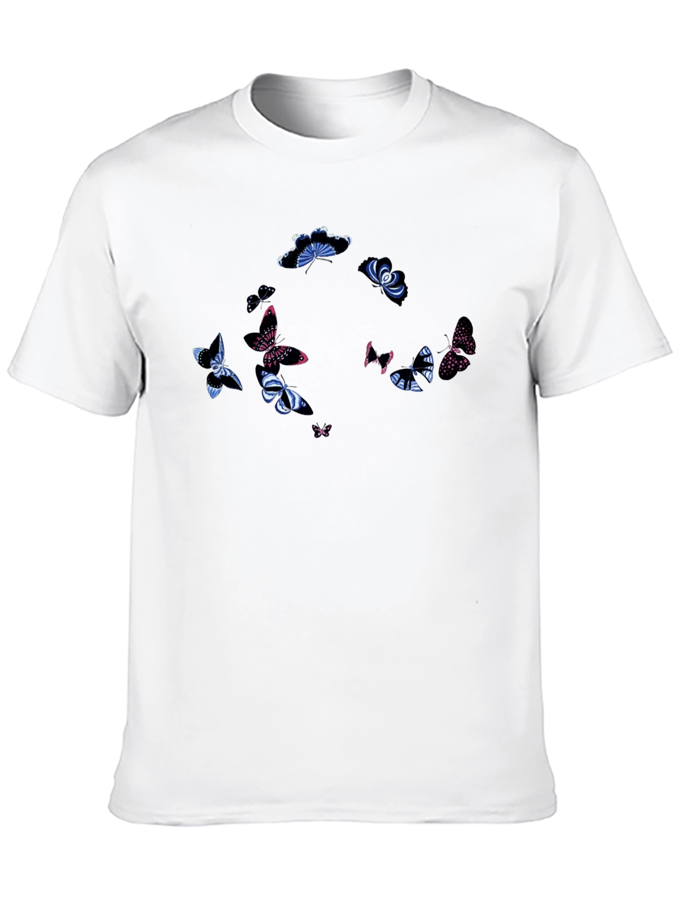 Butterfly Circle Graphic T-Shirt