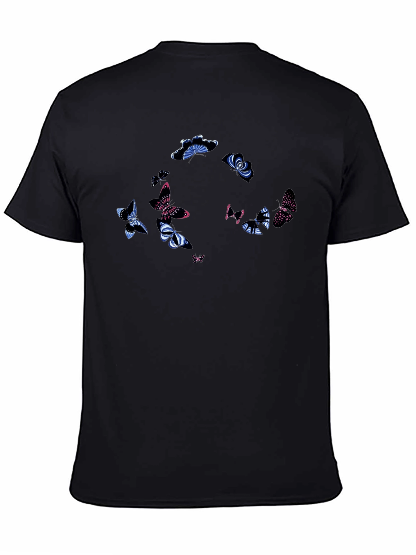Butterfly Circle Graphic T-Shirt