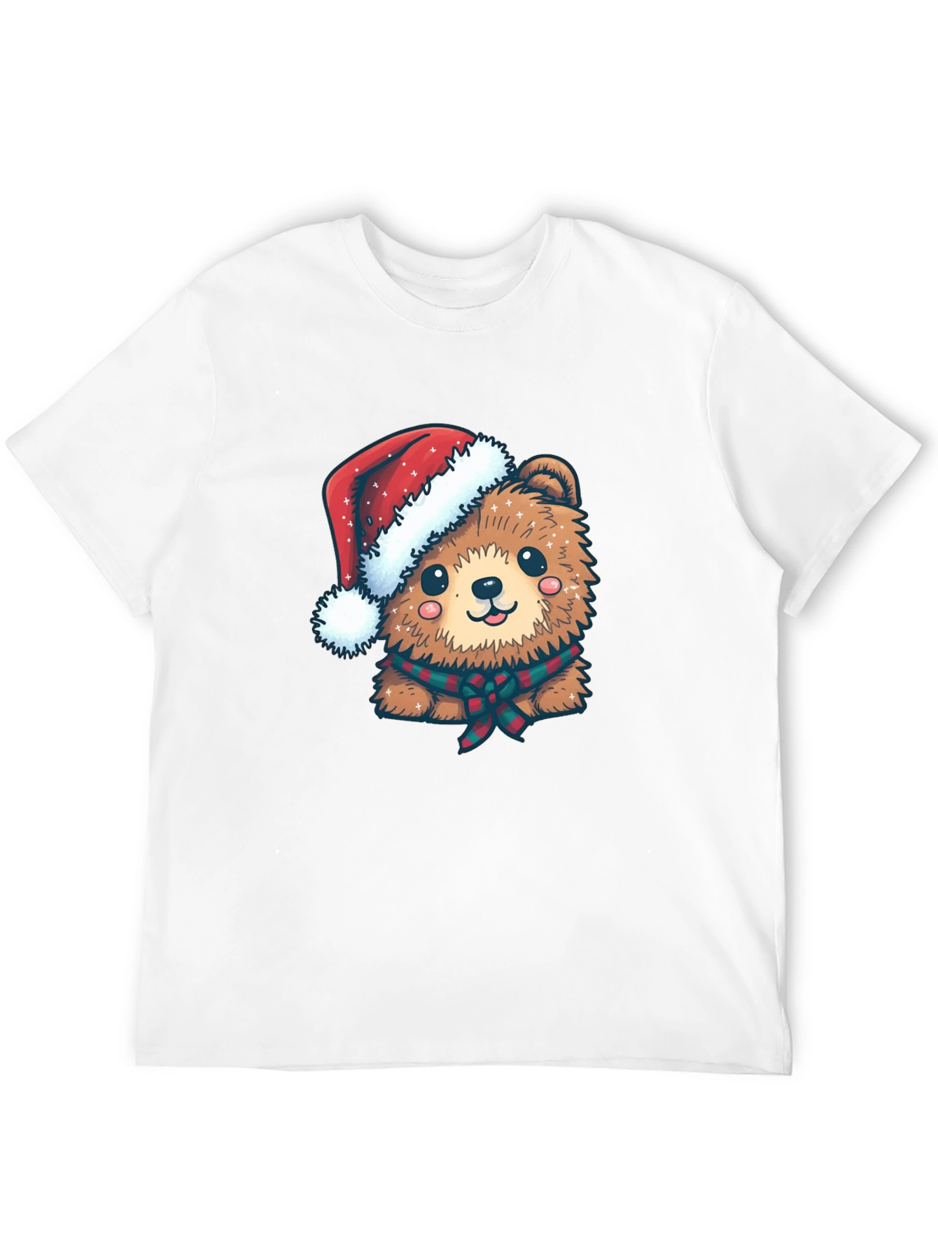 Cute Christmas Bear Graphic Tee
