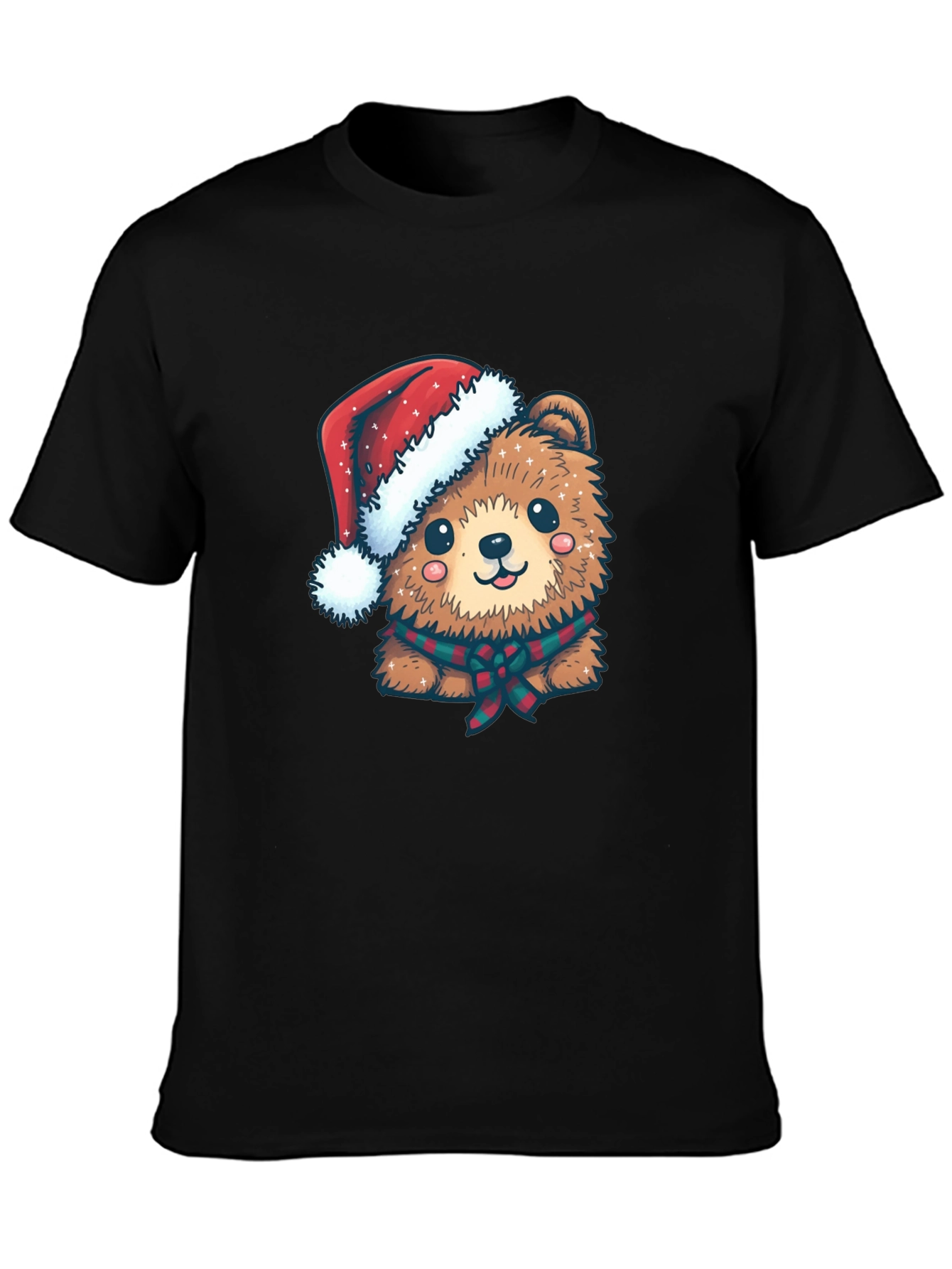 Cute Christmas Bear Graphic Tee