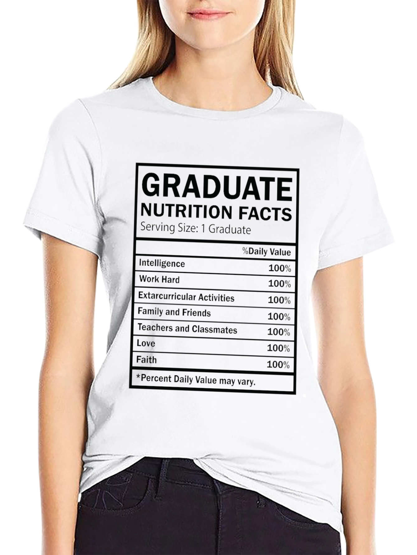 Graduate Nutrition Facts T-Shirt