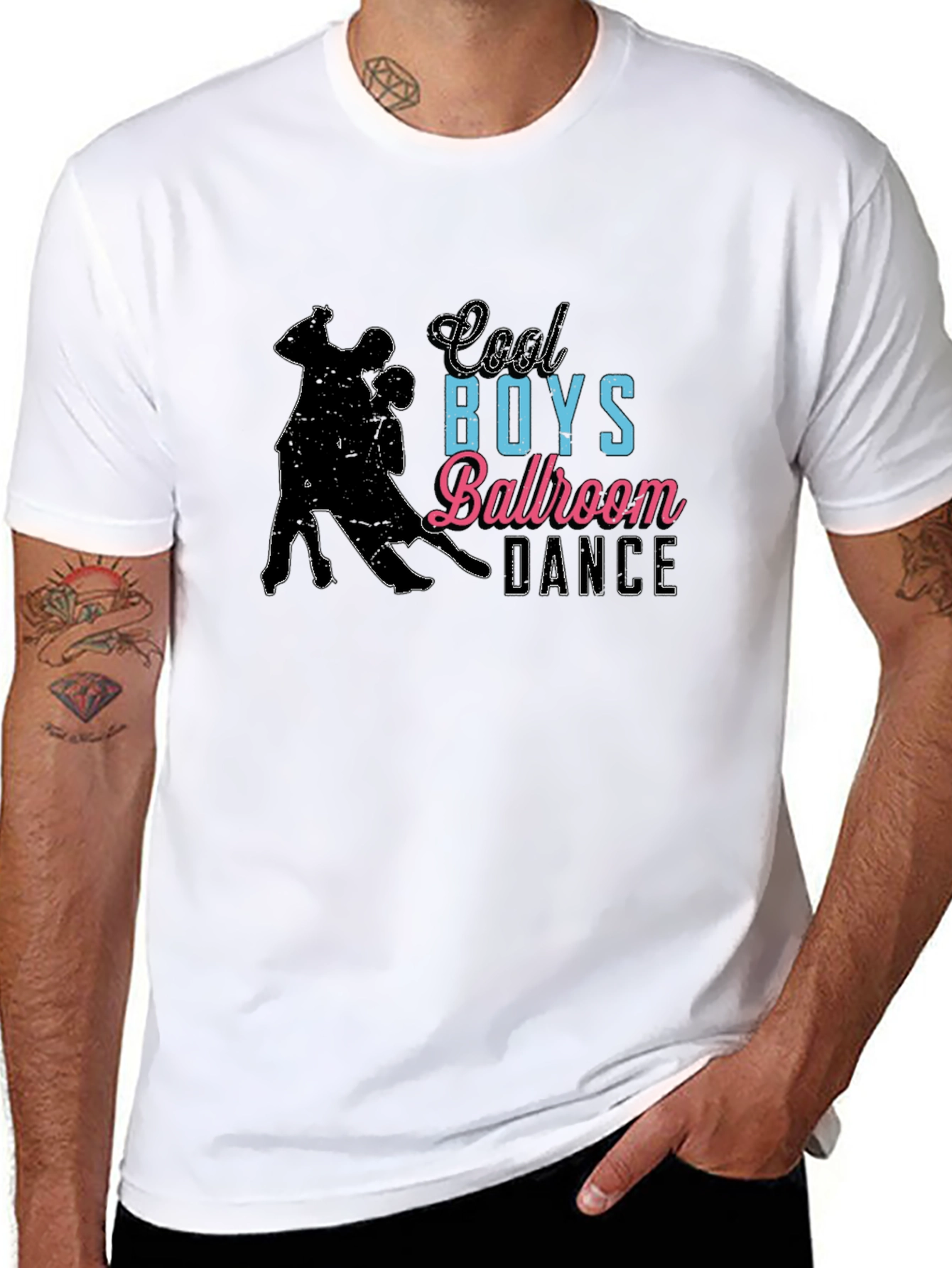 Cool Boys Ballroom Dance Graphic T-Shirt