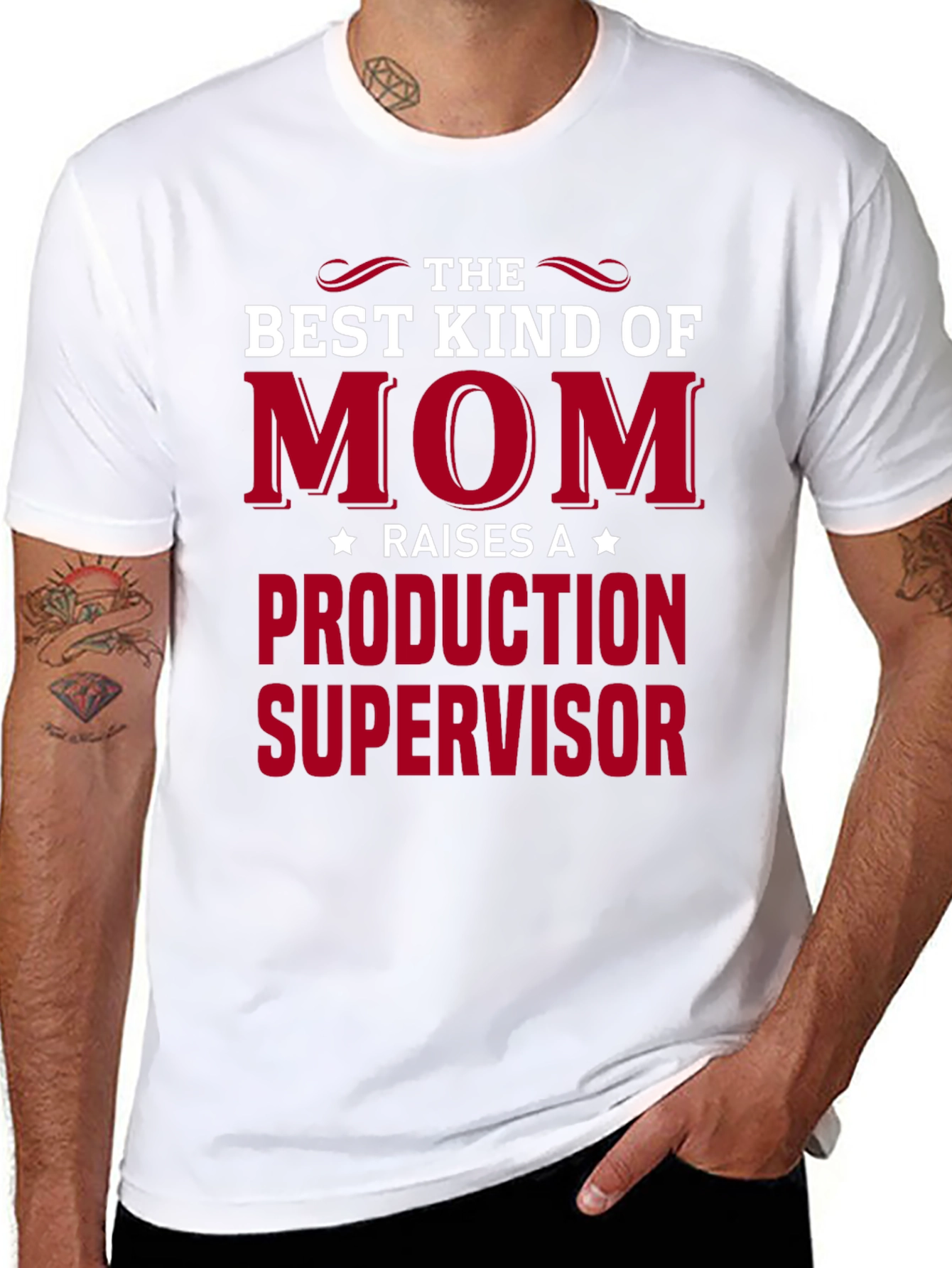Best Mom Raises Production Supervisor T-Shirt