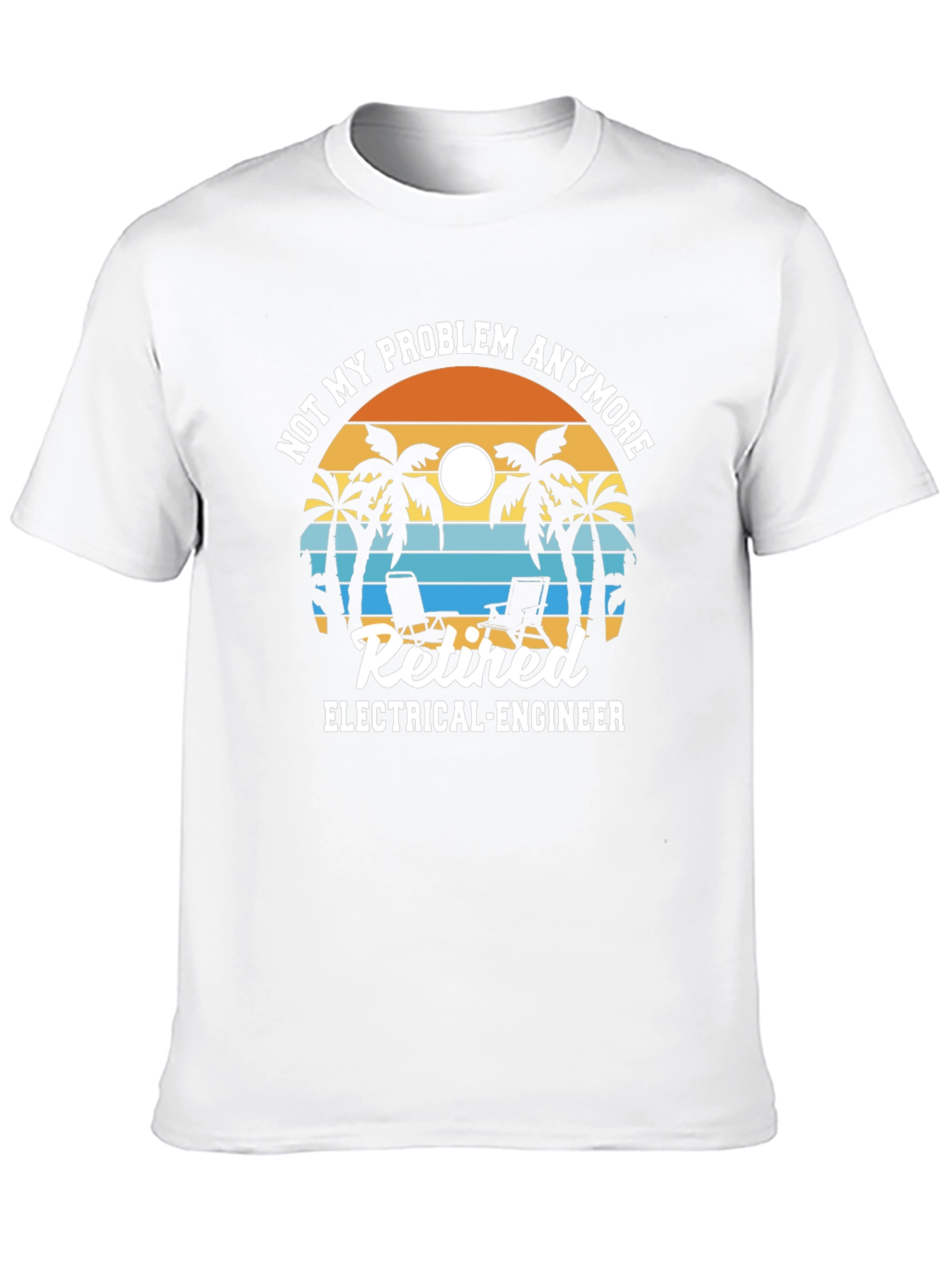 Retired Electrical Engineer Beach T-Shirt