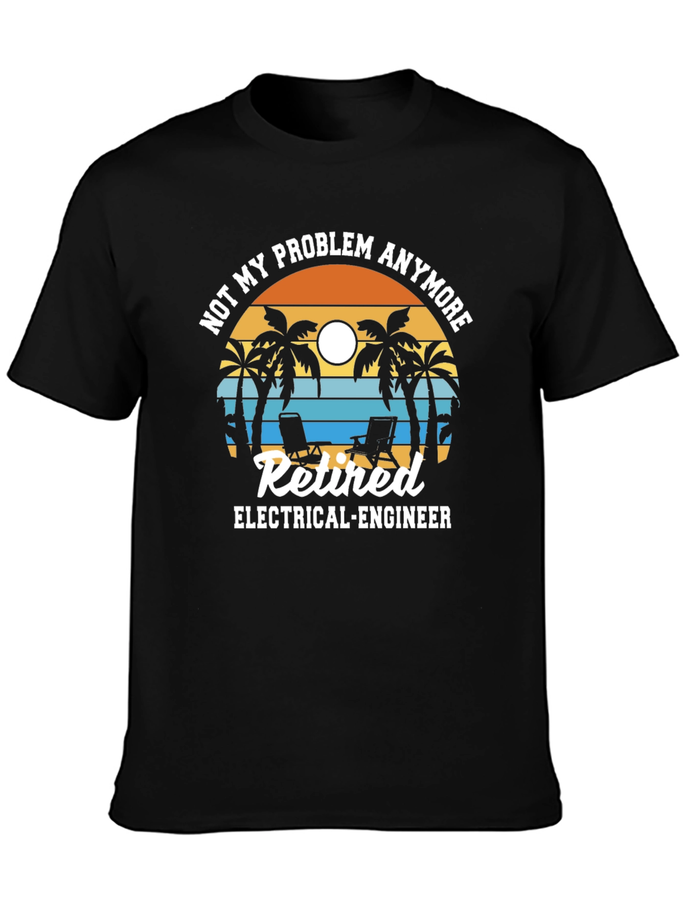 Retired Electrical Engineer Beach T-Shirt