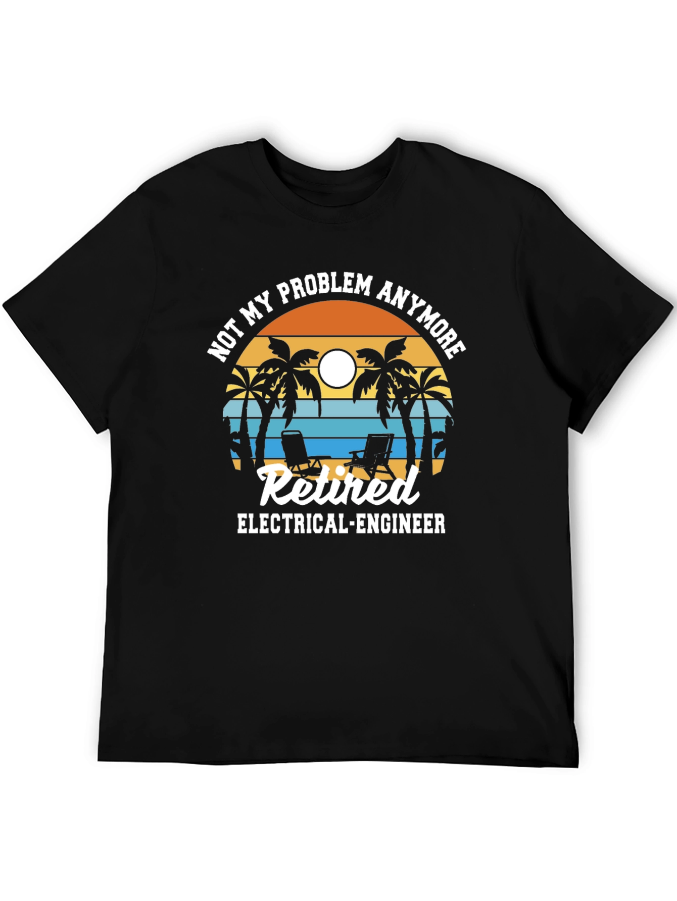 Retired Electrical Engineer Beach T-Shirt