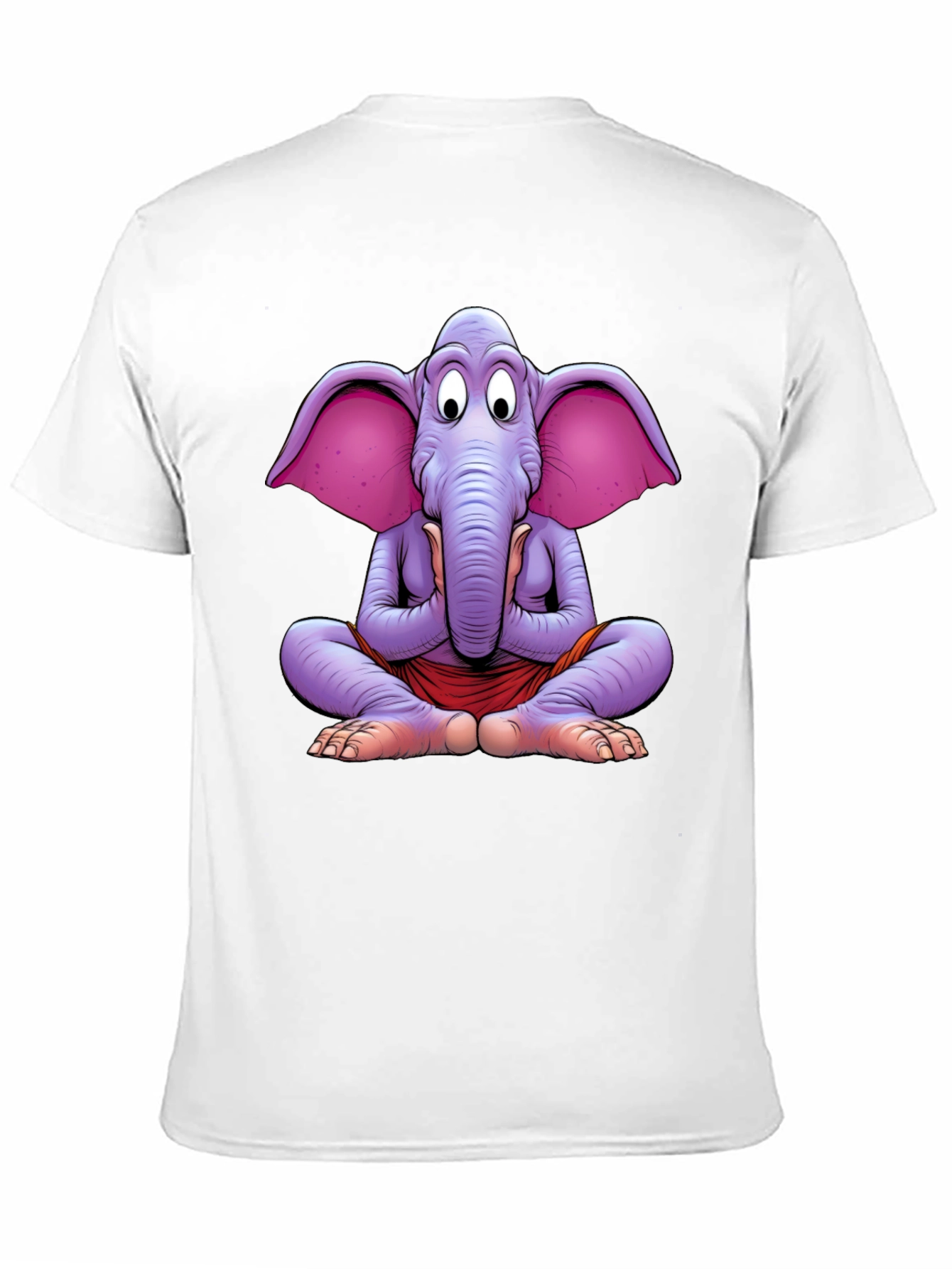 Yoga Elephant Graphic Tee - Meditating Comfort