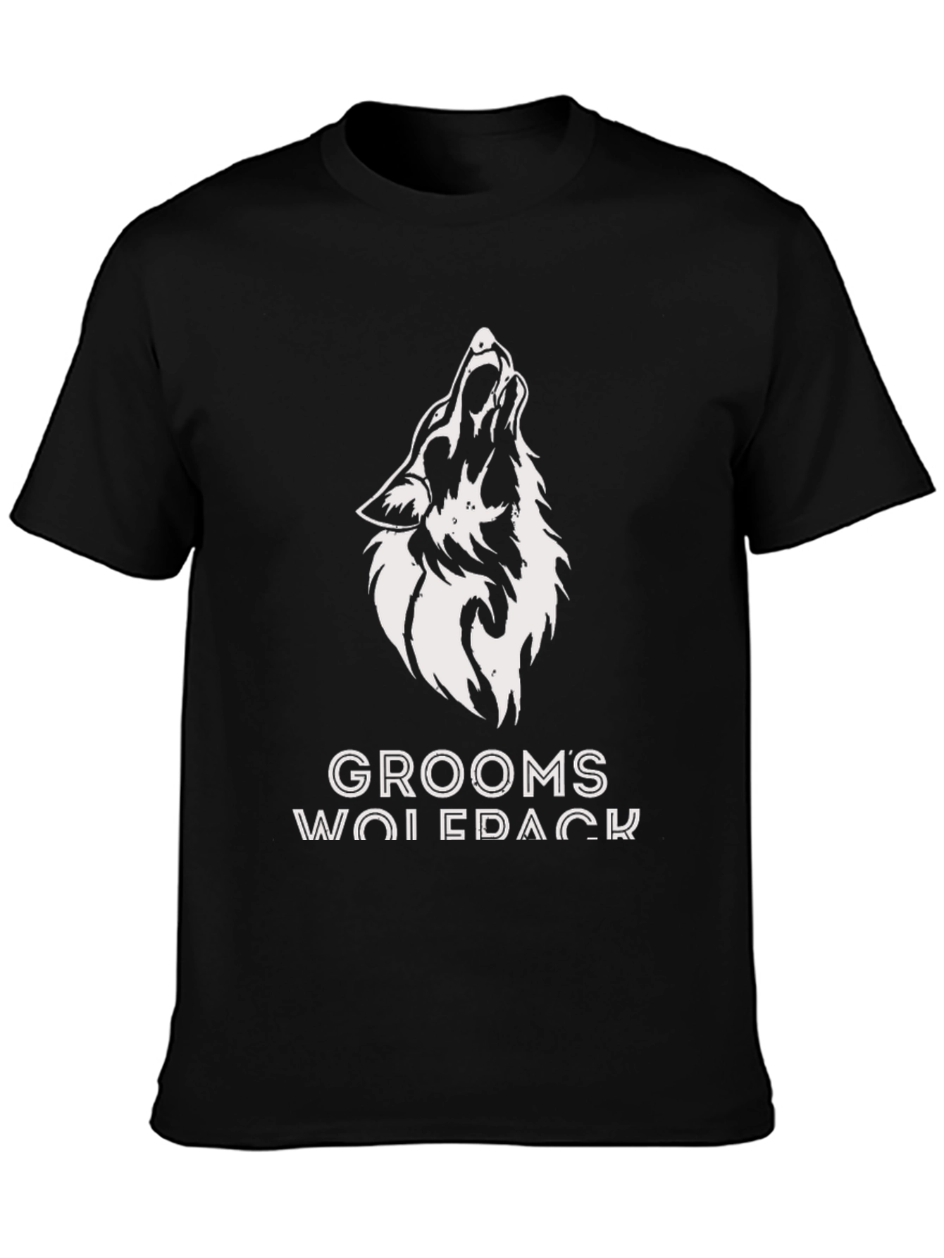 Grooms Wolfpack T-Shirt - Black
