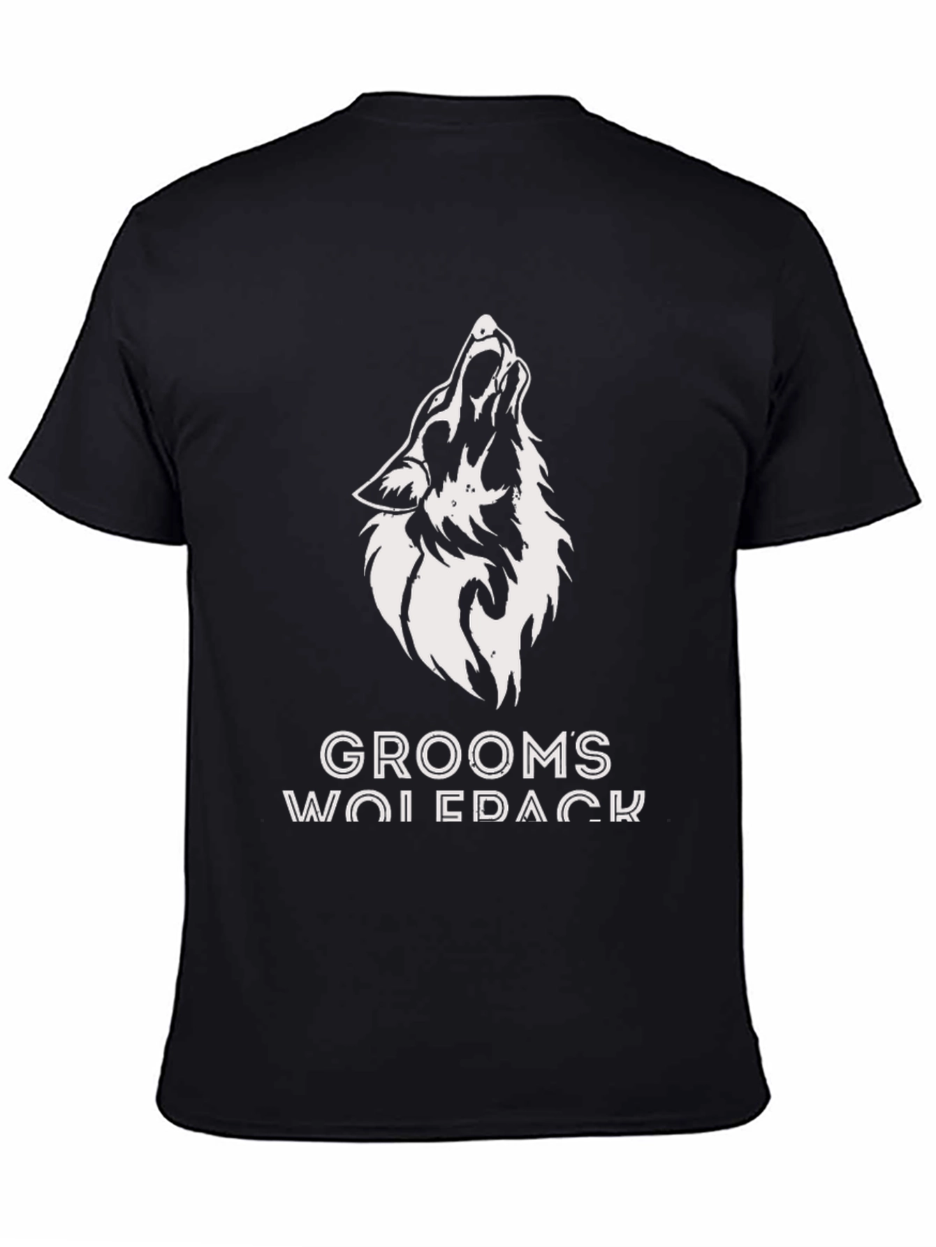 Grooms Wolfpack T-Shirt - Black