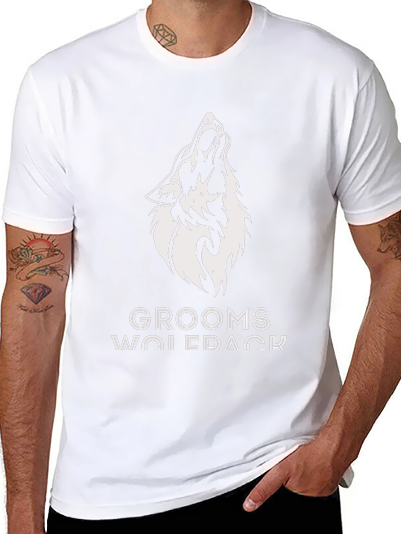 Grooms Wolfpack T-Shirt - Black