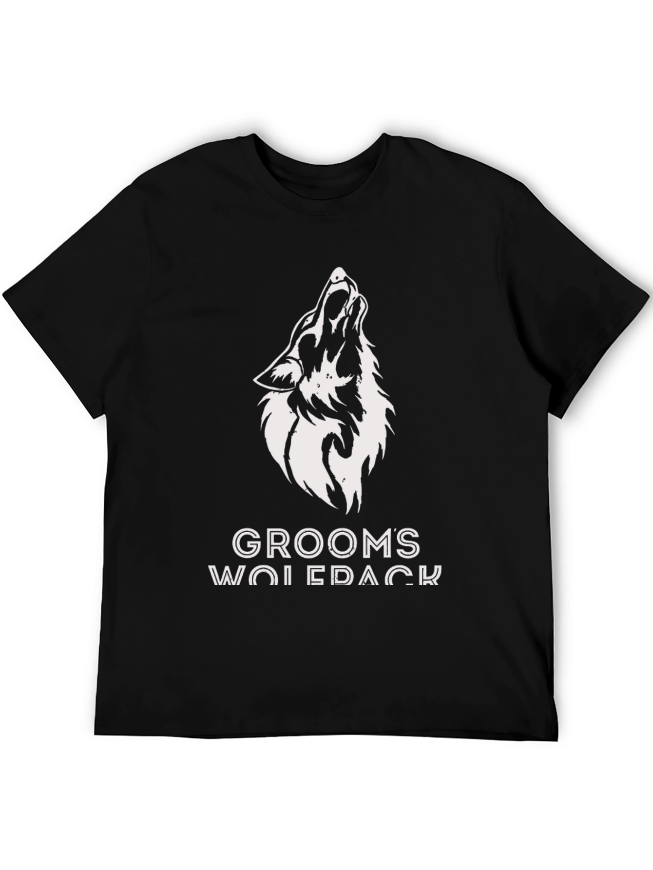 Grooms Wolfpack T-Shirt - Black