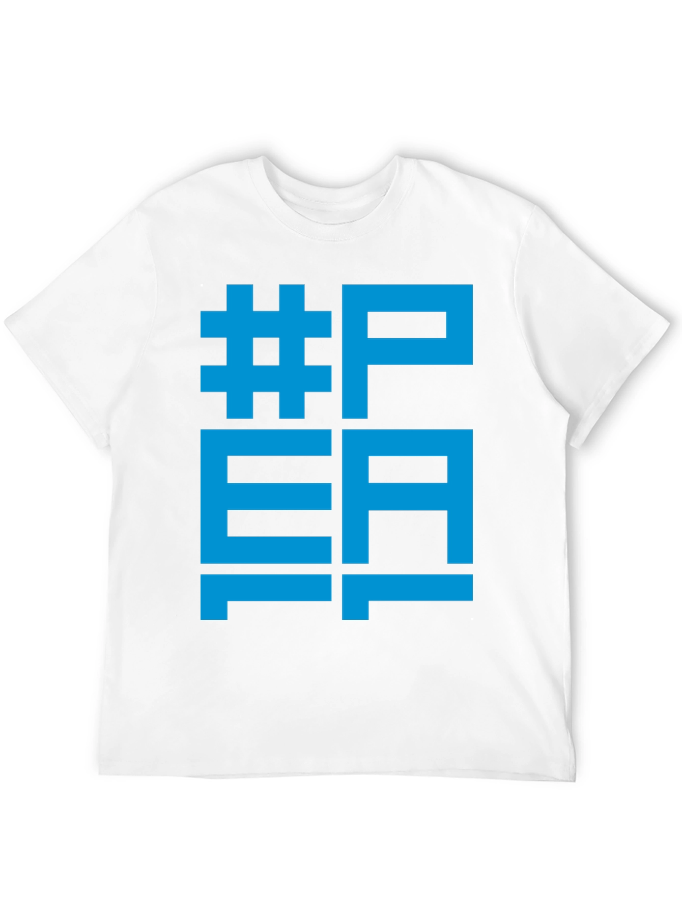 Cool Graphic Tee - #PEA Black T-Shirt