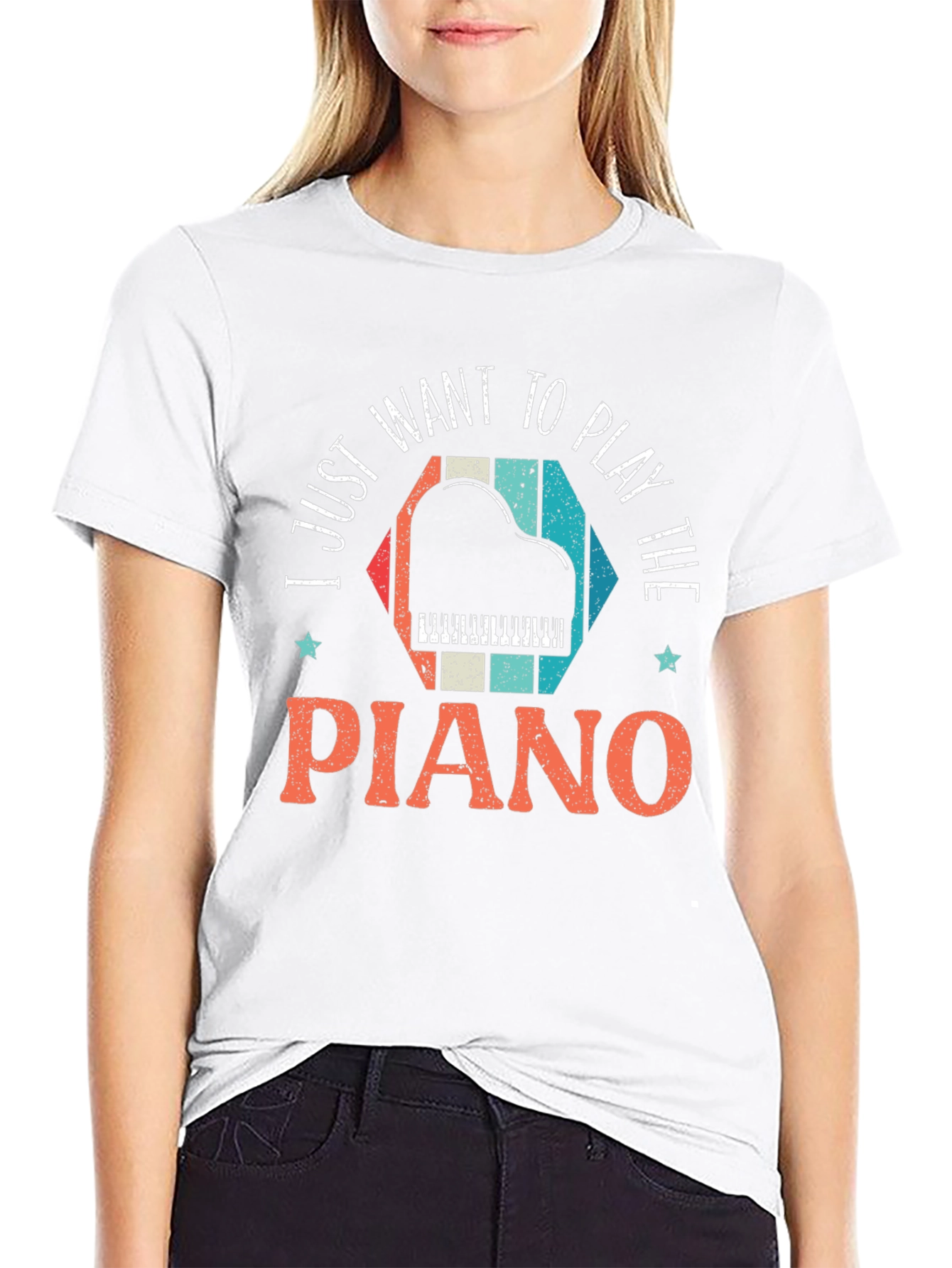I Just Want To Play The Piano T-Shirt