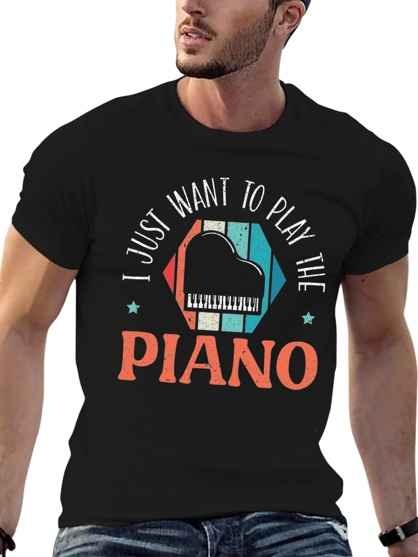 I Just Want To Play The Piano T-Shirt