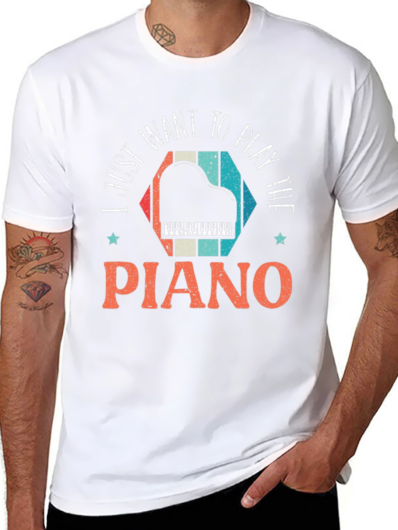 I Just Want To Play The Piano T-Shirt