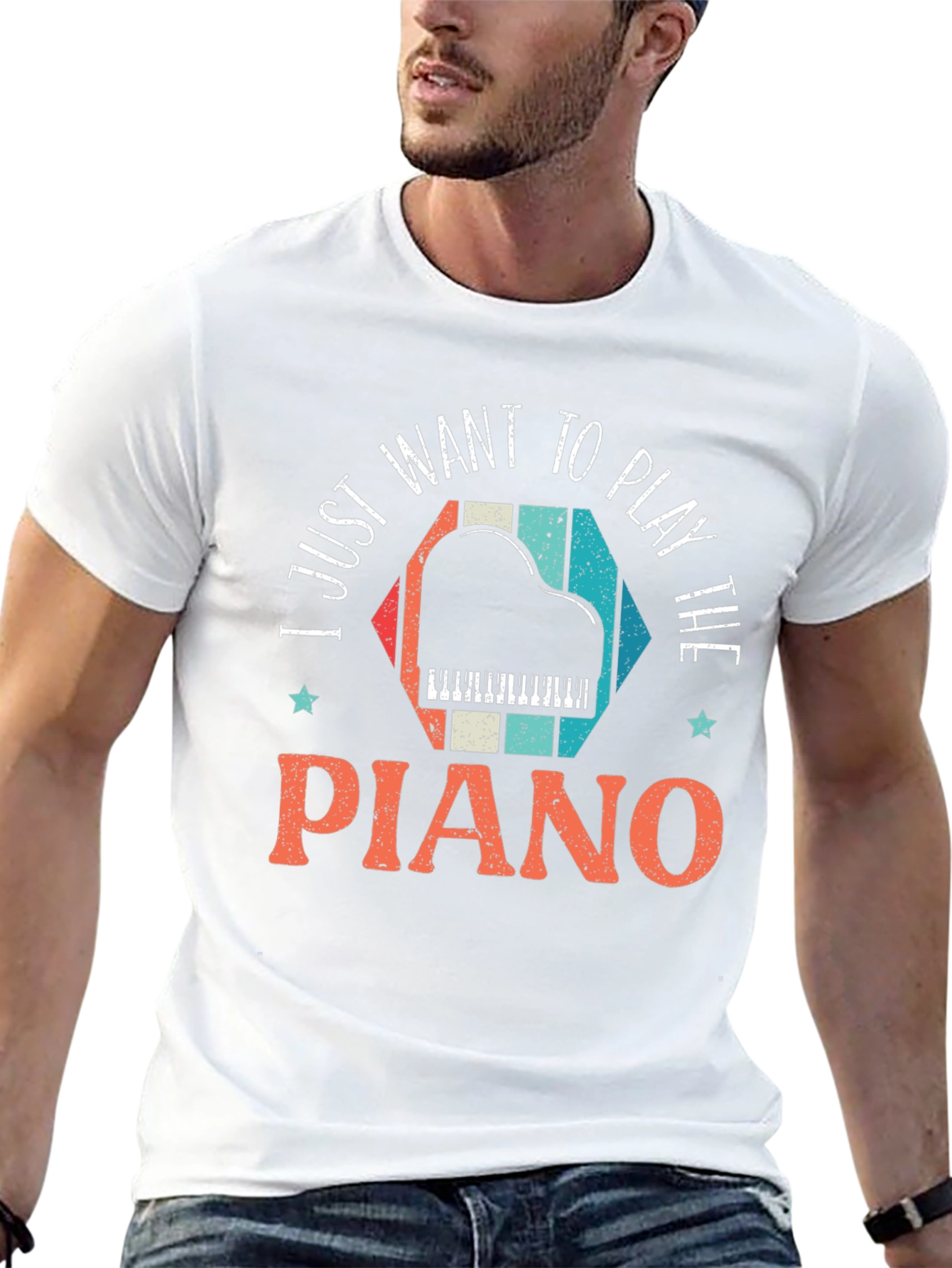 I Just Want To Play The Piano T-Shirt