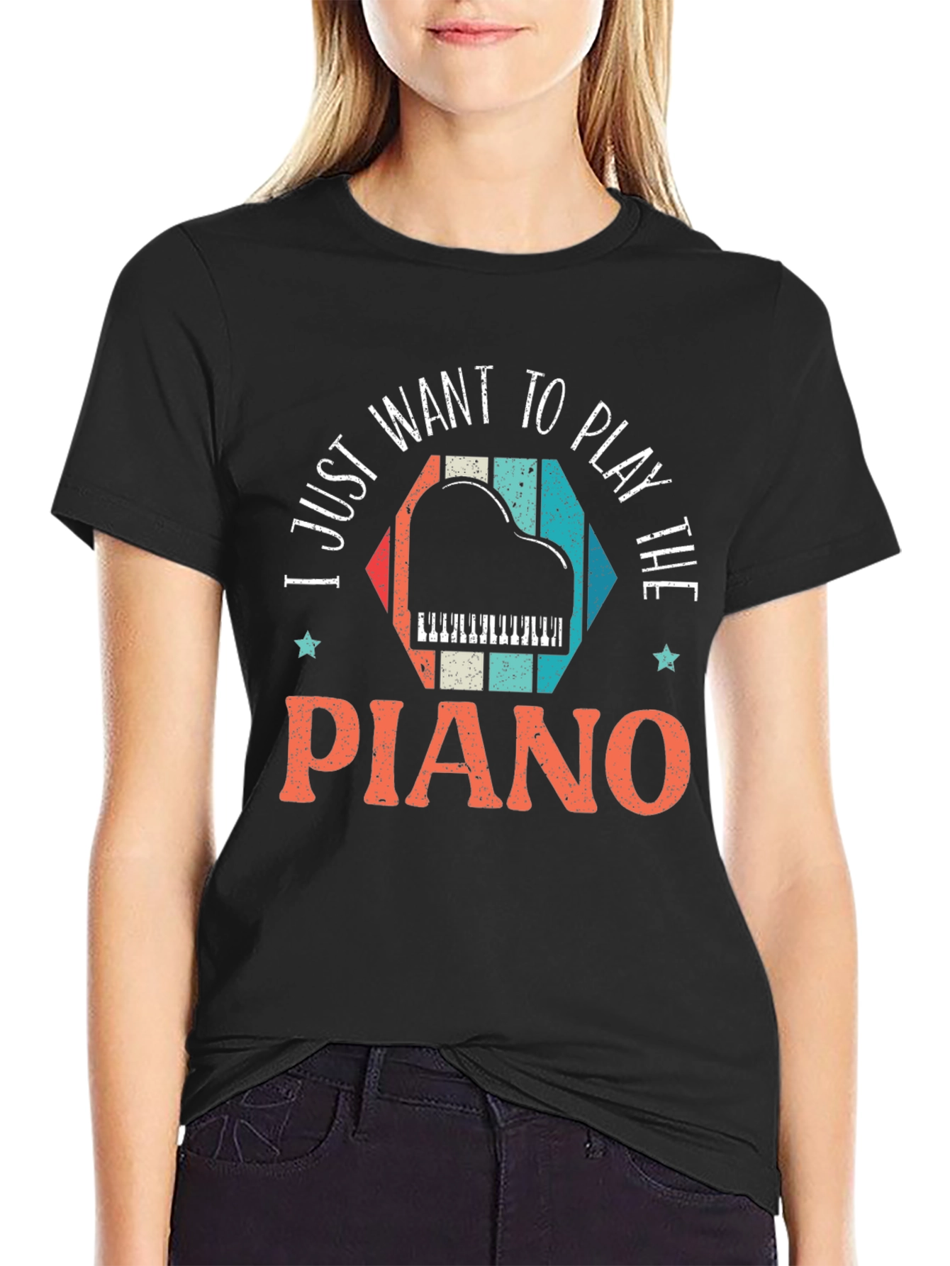 I Just Want To Play The Piano T-Shirt