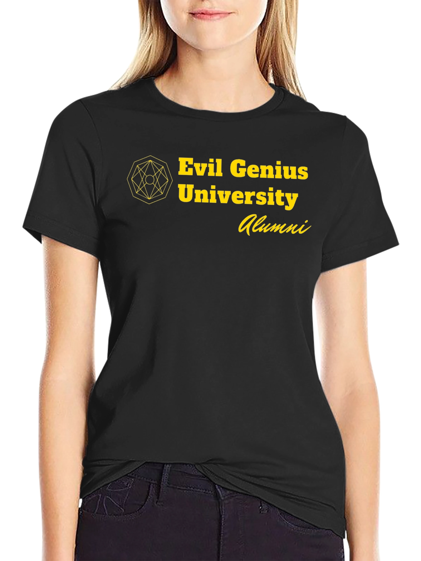 Evil Genius University Alumni Black T-Shirt