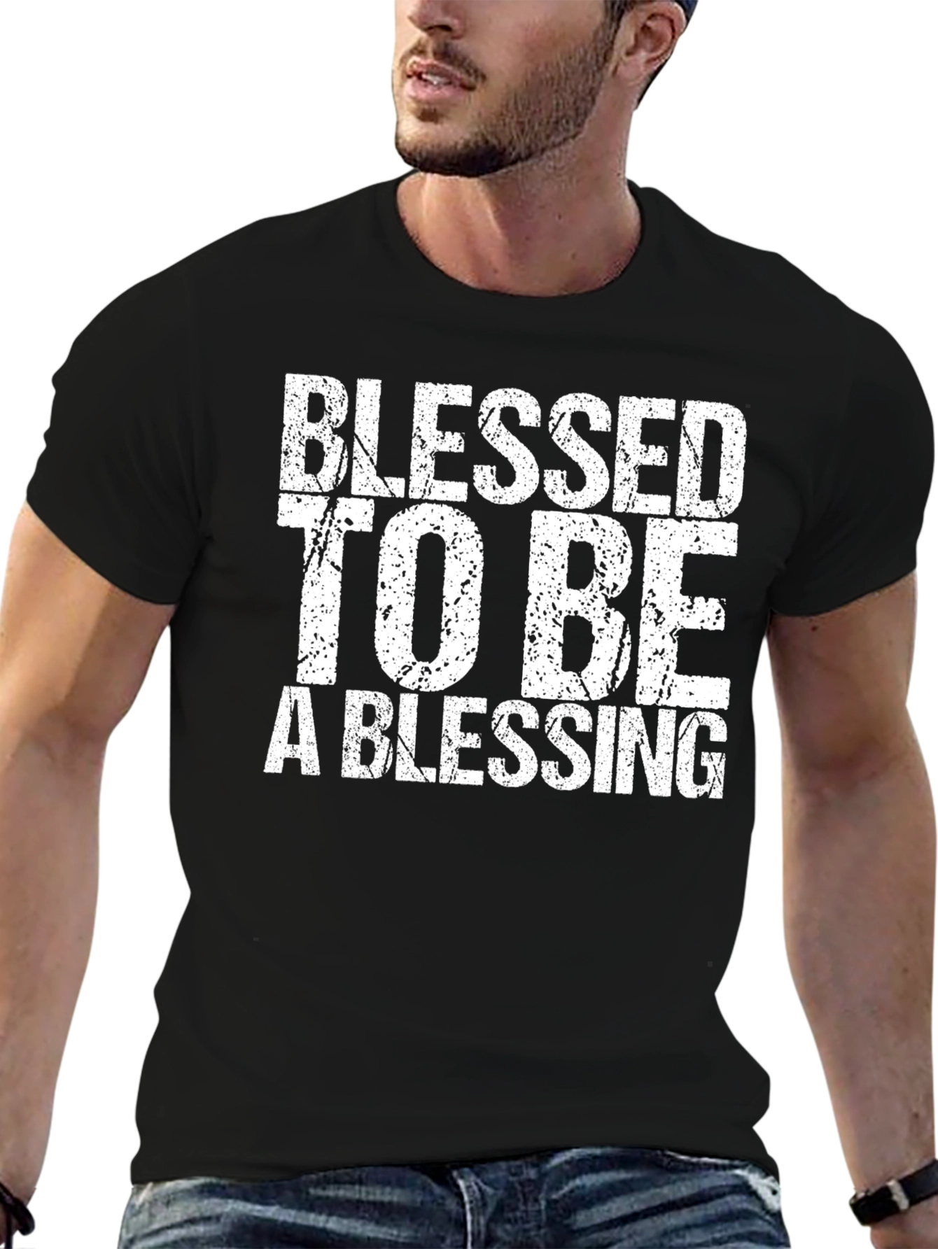 Blessed to Be a Blessing Black T-Shirt