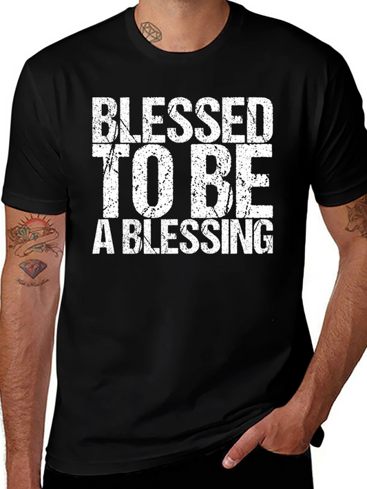 Blessed to Be a Blessing Black T-Shirt