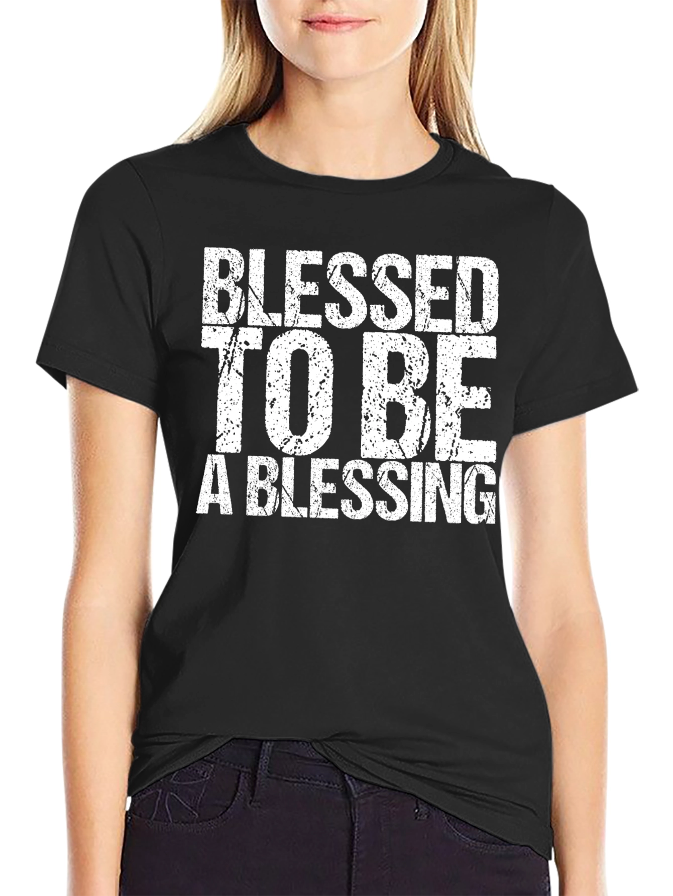 Blessed to Be a Blessing Black T-Shirt