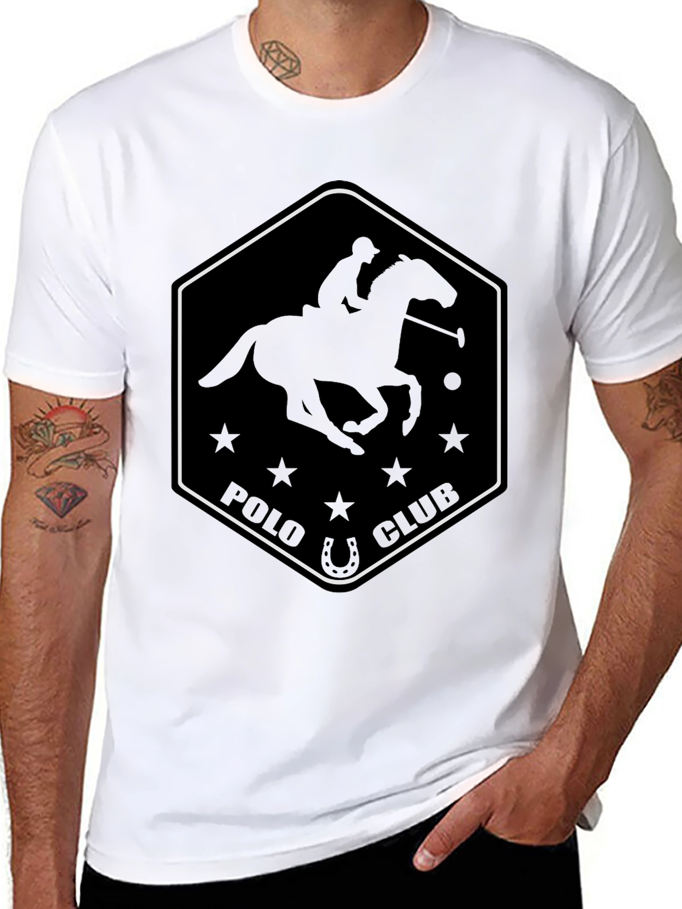 Black Polo Club Graphic Tee