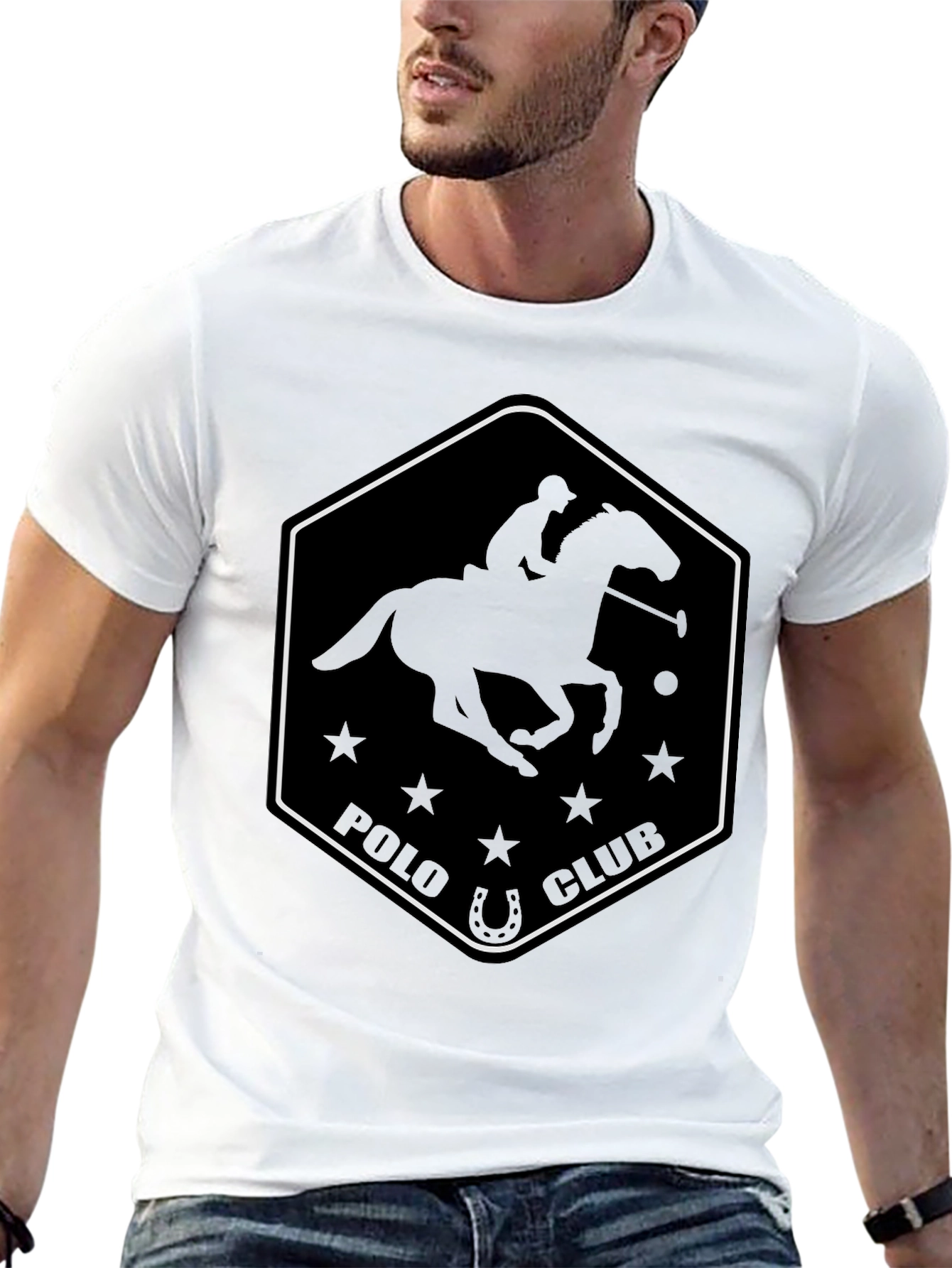 Black Polo Club Graphic Tee