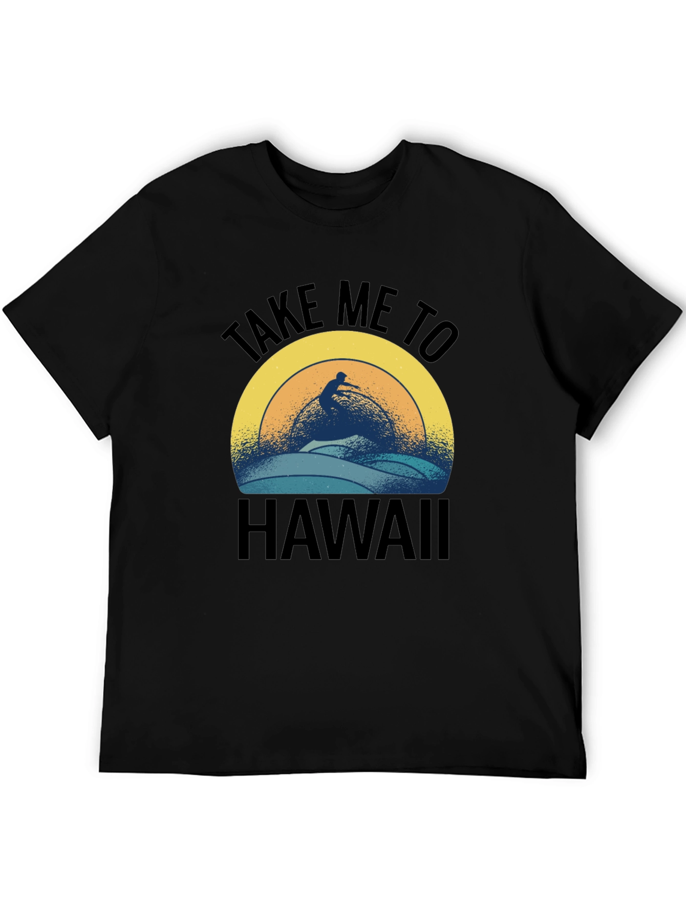 Take Me To Hawaii Surfer Graphic T-Shirt