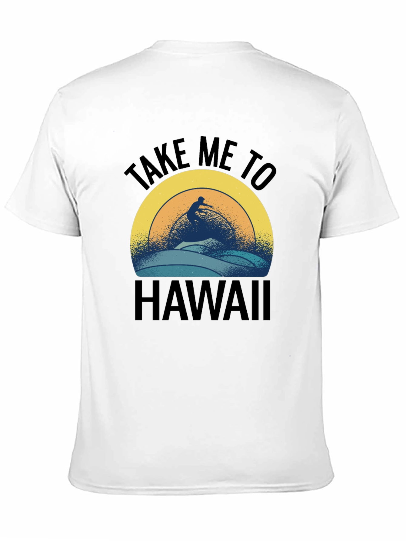 Take Me To Hawaii Surfer Graphic T-Shirt